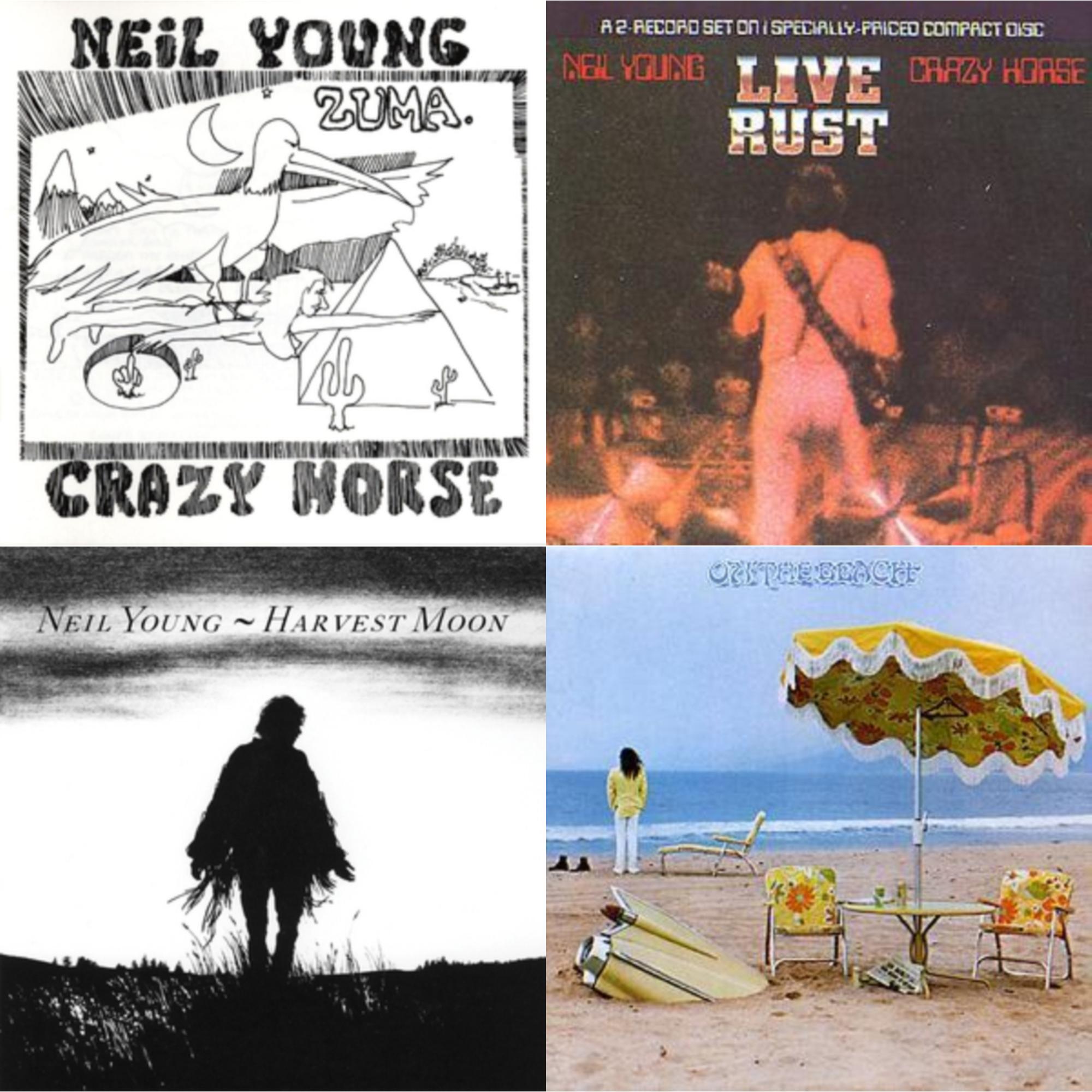 Zuma & Live Rust & Harvest Moon & On The Beach