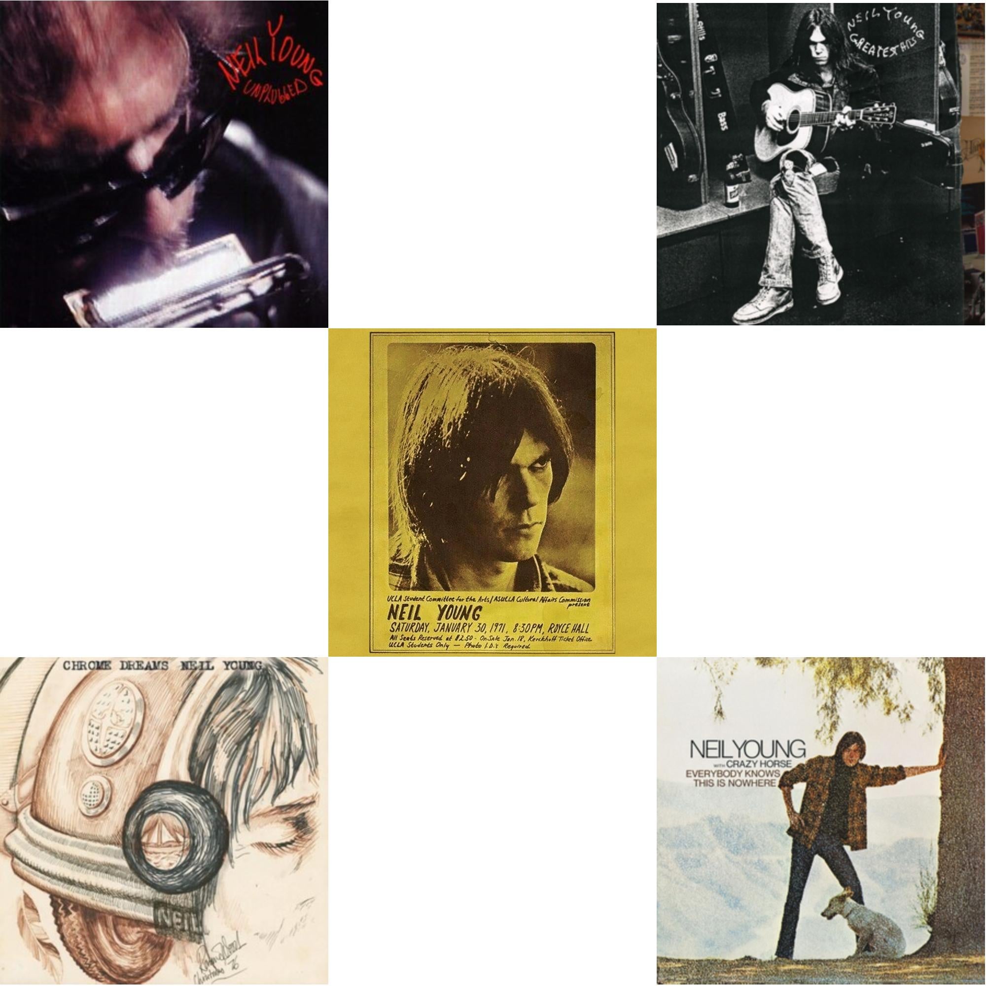 Unplugged & Chrome Dreams & Royce Hall 1971 & Greatest Hits & Everybody Knows This Is Nowhere