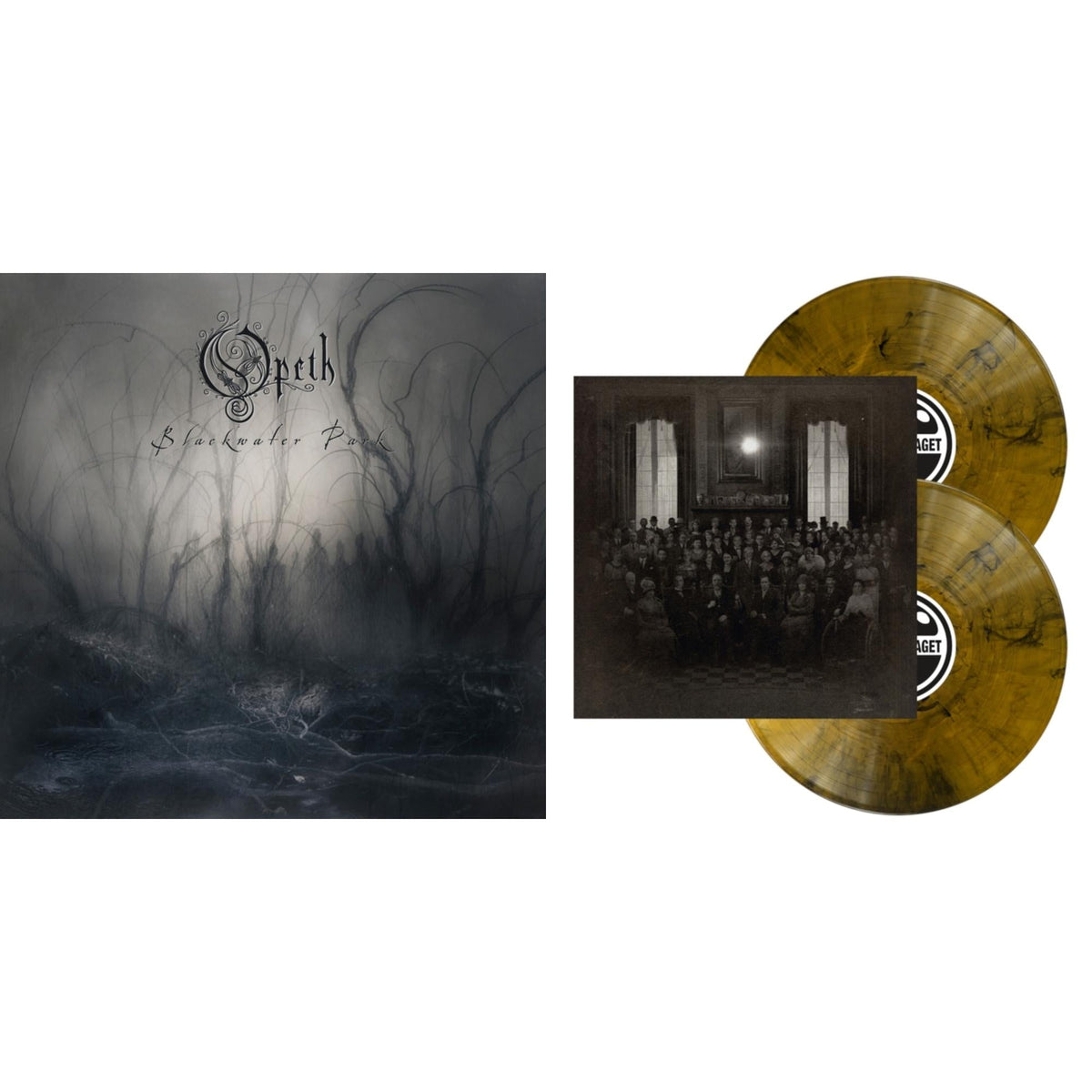 Blackwater Park (20Th Anniversary Edition/2LP/White/Black Smokey Light Transparent Vinyl) & Last Will & Testament (2LP/Gold & Black Marble Vinyl)