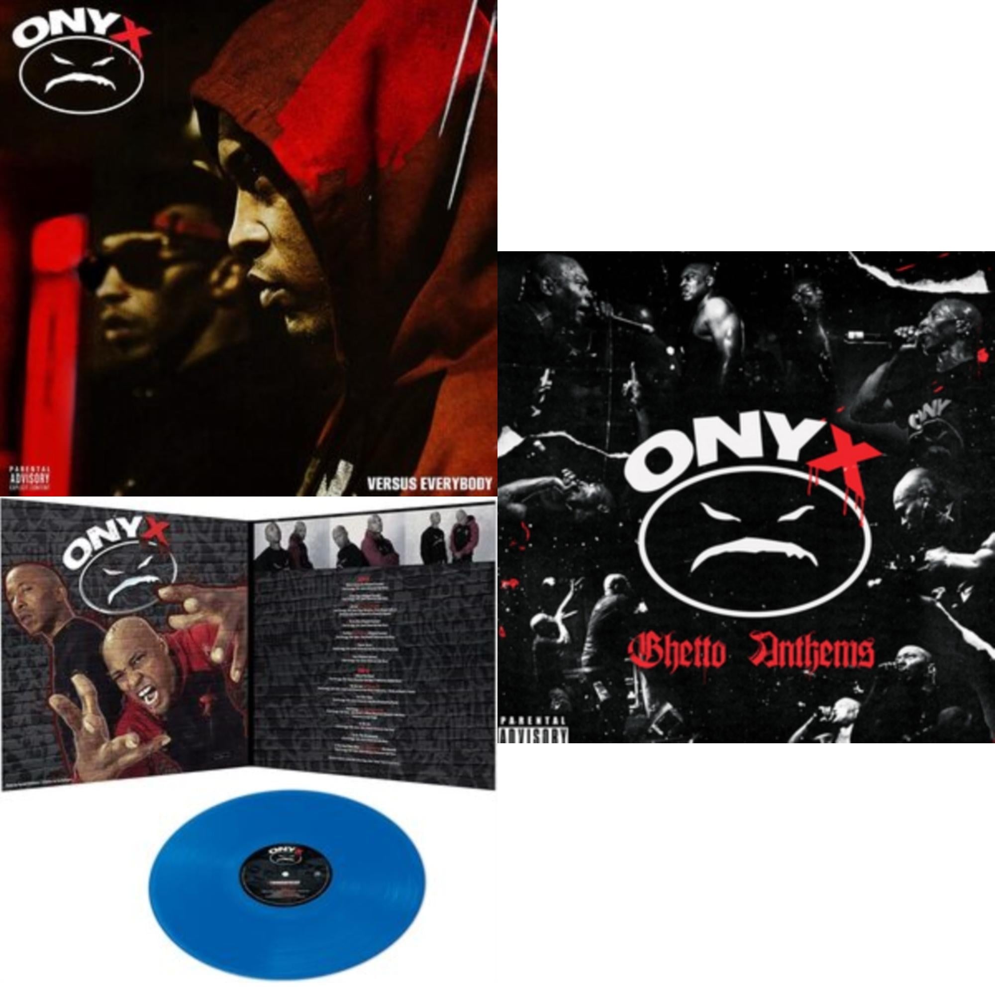 Onyx Versus Everybody & Turndafucup (Blue LP Vinyl) & Ghetto Anthems (Red LP Vinyl)