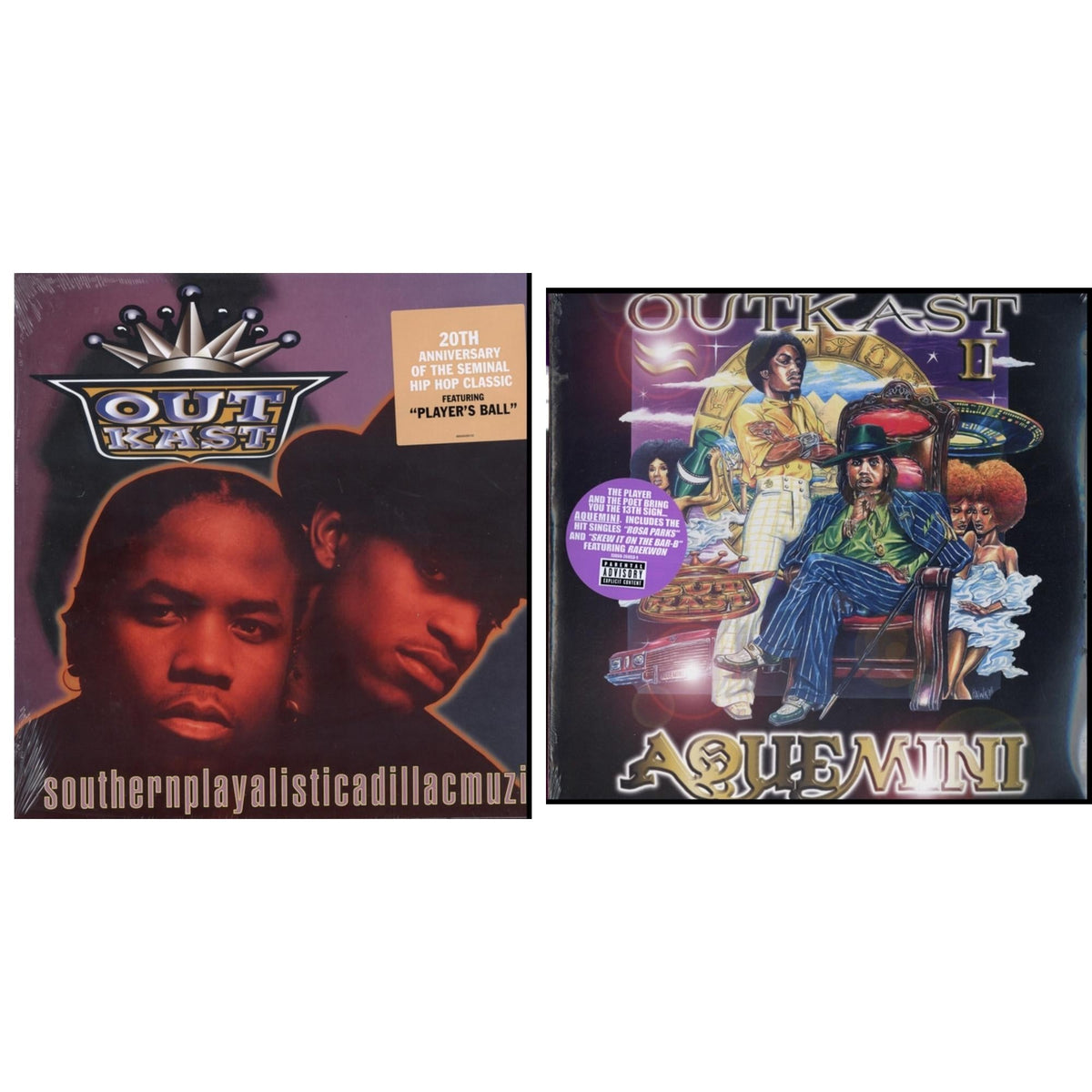 Outkast - Aquemini & Southernplayalisticadillacmuzik - LP Vinyl Bundle