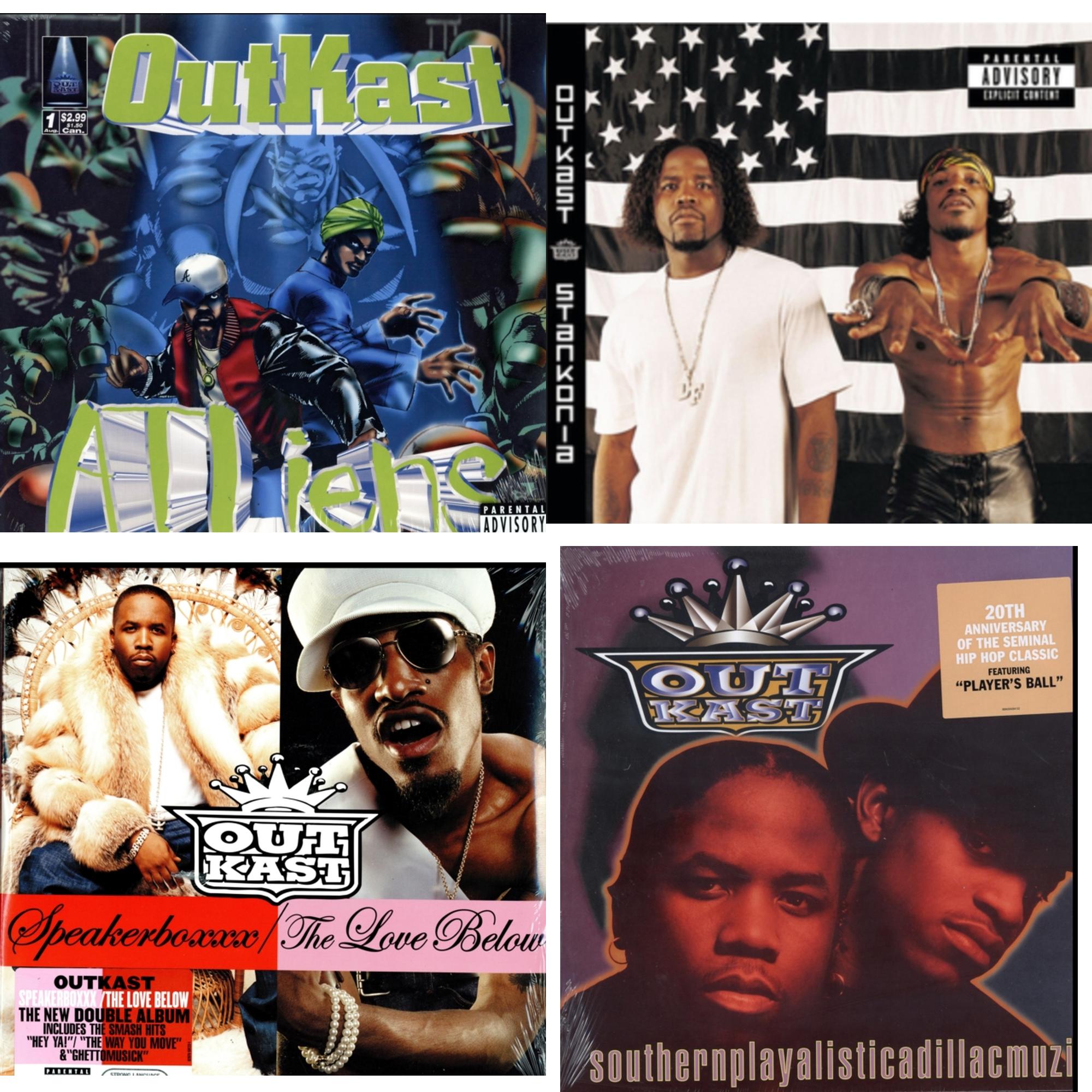 Atliens & Stankonia & Speakerboxxx / Love Below & Southernplayalisticadillacmuzik