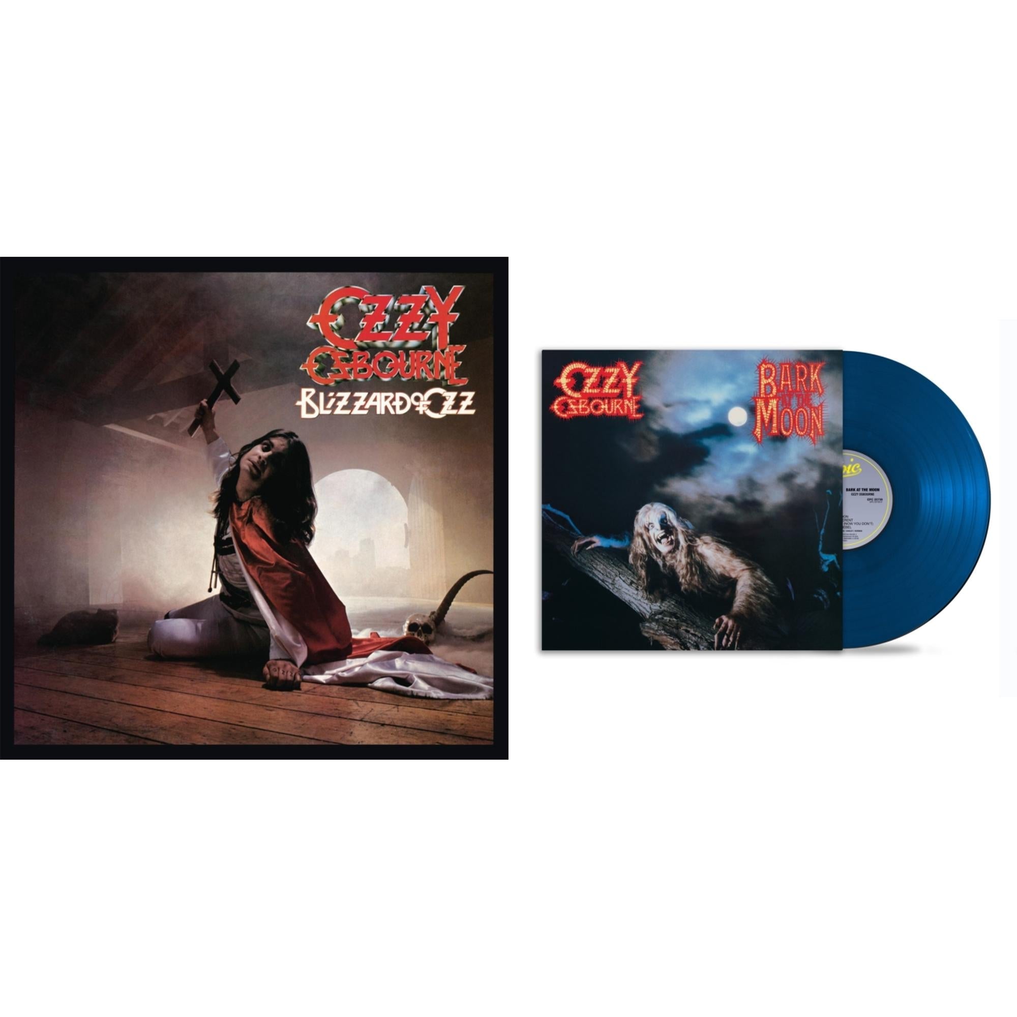 Bark At The Moon (40Th Anniversary) (Translucent Cobalt Blue LP Vinyl) & Blizzard Of Ozz (180G/30Th Anniversary Legacy Edition)