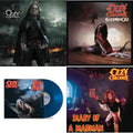 Black Rain (2LP) & Bark At The Moon (40Th Anniversary) (Translucent Cobalt Blue LP Vinyl) & Blizzard Of Ozz (180G/30Th Anniversary Legacy Edition) & Diary Of A Madman (180G)