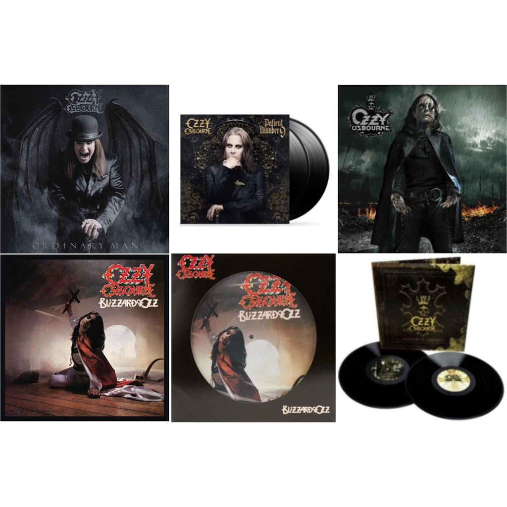Ordinary Man (140G) & Patient Number 9 & Black Rain (2LP) & Blizzard Of Ozz (180G/30Th Anniversary Legacy Edition) & Blizzard Of Ozz (Picture Disc) & Memoirs Of A Madman (2LP/180G/Gatefold)