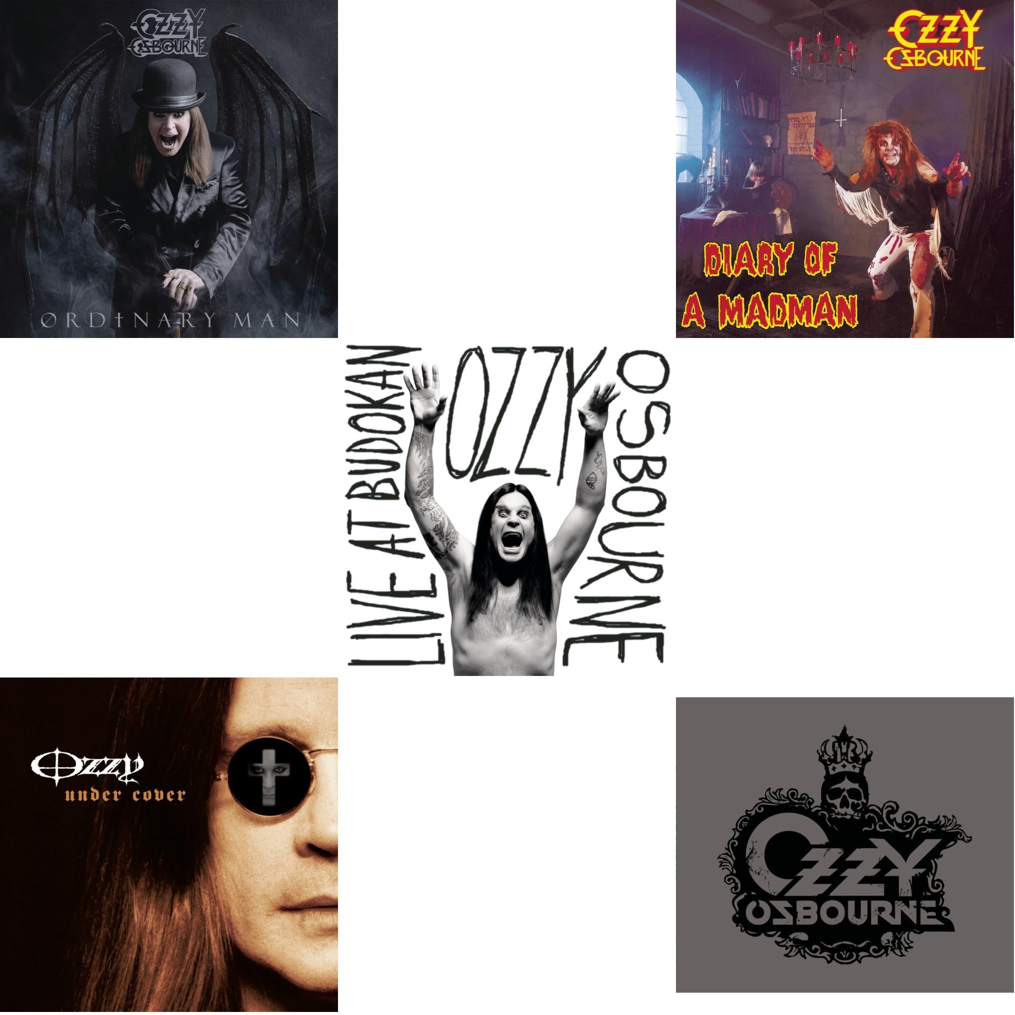 Ordinary Man (Jewel Case) & Under Cover & Live At Budokan & Diary Of A Madman & Black Rain