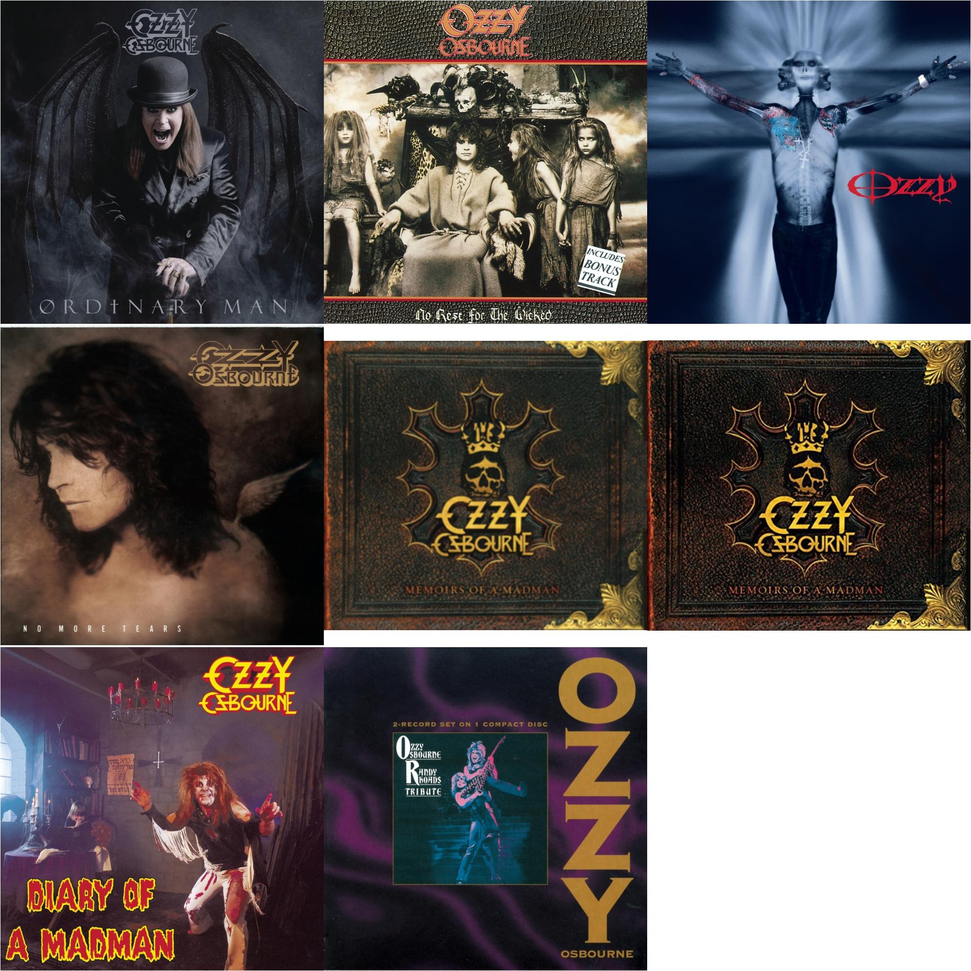 Ordinary Man (Jewel Case) & No Rest For The Wicked & Down To Earth & No More Tears & Memoirs Of A Madman & Memoirs Of A Madman & Diary Of A Madman & Tribute