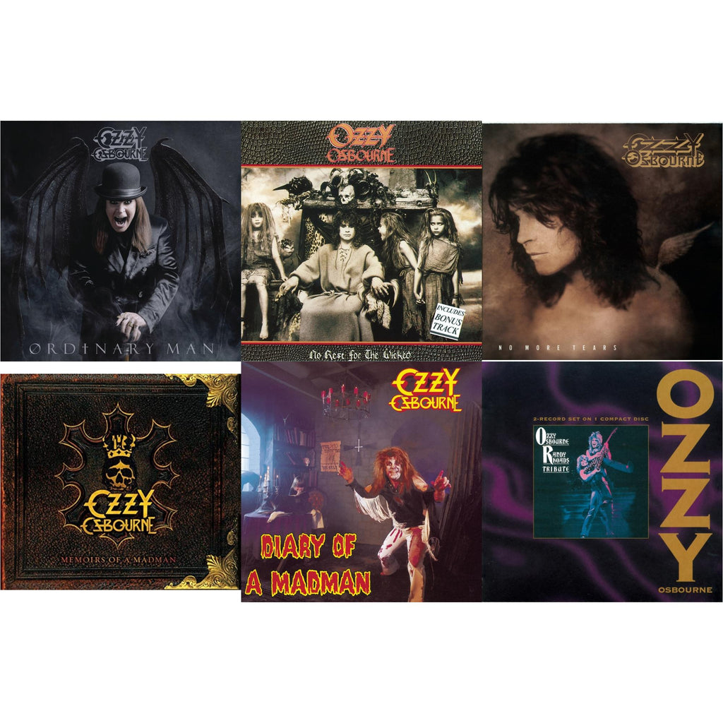 Ordinary Man (Jewel Case) & No Rest For The Wicked & No More Tears & Memoirs Of A Madman & Diary Of A Madman & Tribute