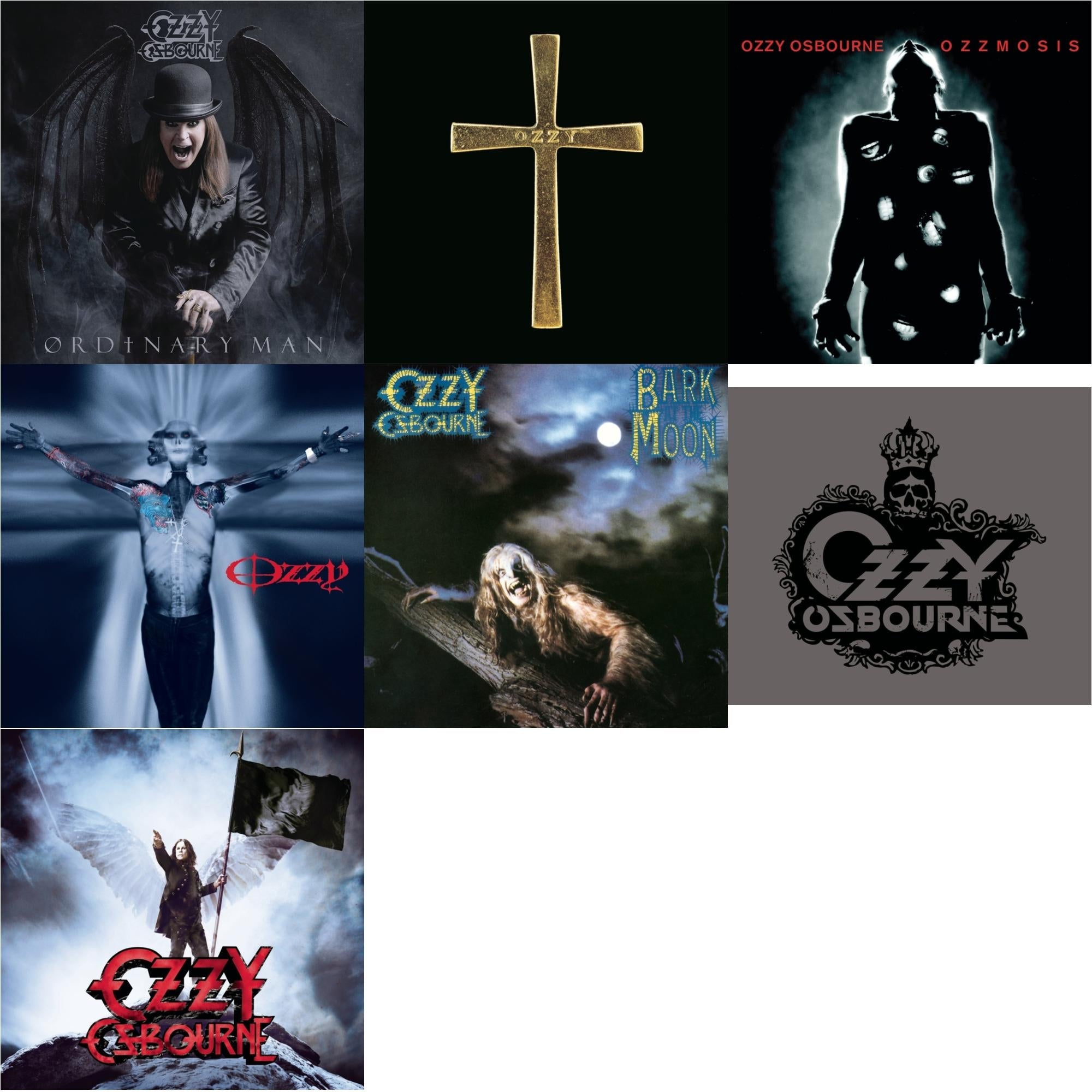 Ordinary Man (Jewel Case) & Ozzman Cometh & Ozzmosis & Down To Earth & Bark At The Moon & Black Rain & Scream