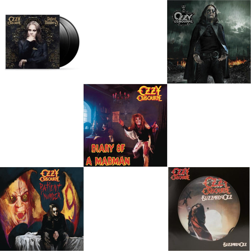 This is a 5 LP Vinyl SKU bundle.
1.This LP Vinyl is brand new.Format: LP VinylMusic Style: Hard RockThis item's title is: Patient Number 9Artist: Ozzy OsbourneLabel: EPICBarcode: 194399328118Release Date: 9/9/2022
2.This LP Vinyl is brand new.