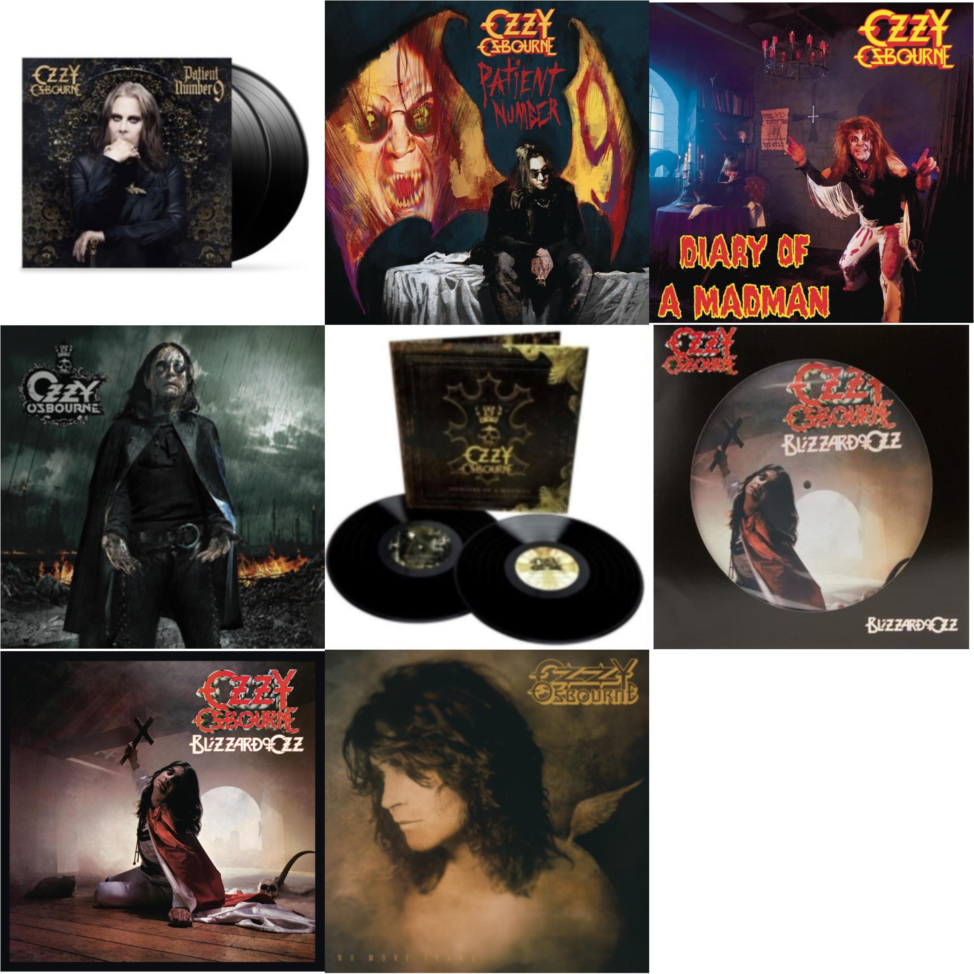 This is a 8 LP Vinyl SKU bundle.
1.This LP Vinyl is brand new.Format: LP VinylMusic Style: Heavy MetalThis item's title is: No More Tears (2LP)Artist: Ozzy OsbourneLabel: LEGACYBarcode: 194398772714Release Date: 9/17/2021
2.This LP Vinyl is brand new.