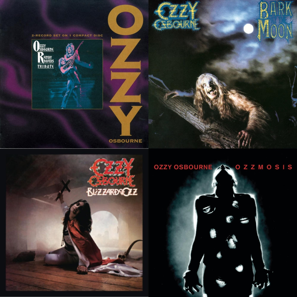 Blizzard Of Ozz & Ozzmosis & Bark At The Moon & Tribute