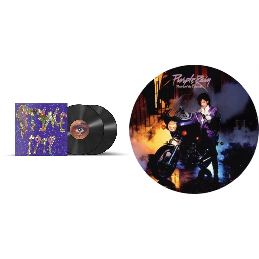 Prince - Purple Rain Ost (Picture Disc) & 1999 (X) - LP Vinyl Bundle
