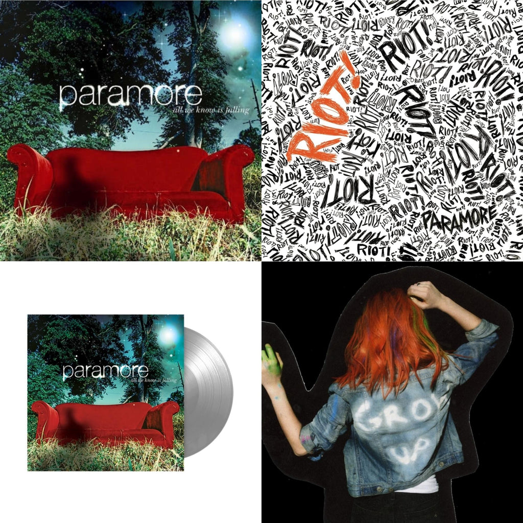 Paramore (2LP) & All We Know Is Falling (Silver LP Vinyl) & Riot! (Fbr 25Th Anniversary Edtion/Silver LP Vinyl) & All We Know Is Falling