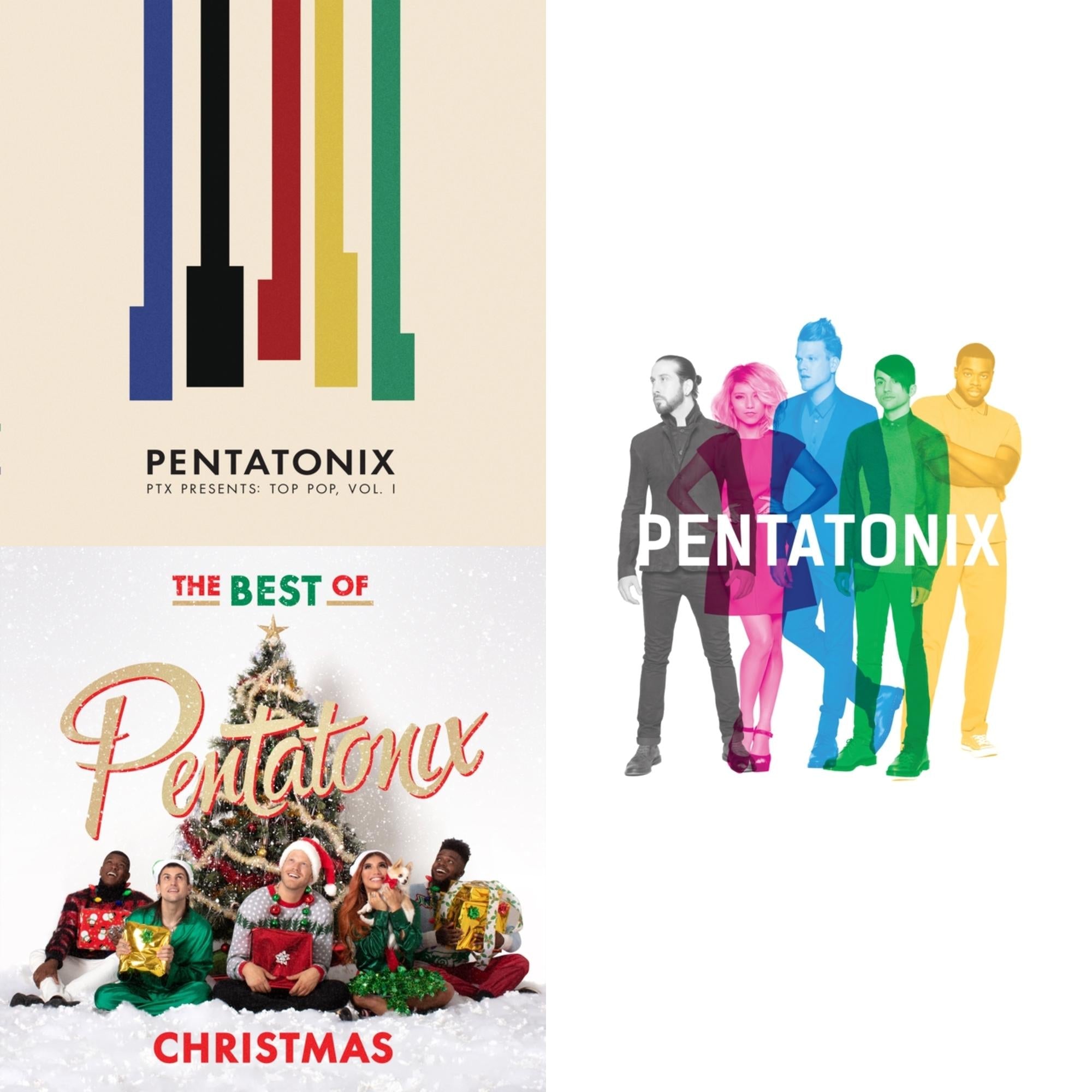 Ptx Presents: Top Pop, Vol. I (150G/Dl Code) & Best Of Pentatonix Christmas (2LP/140G/Photo Calendar) & Pentatonix (2LP/150G/Gatefold)