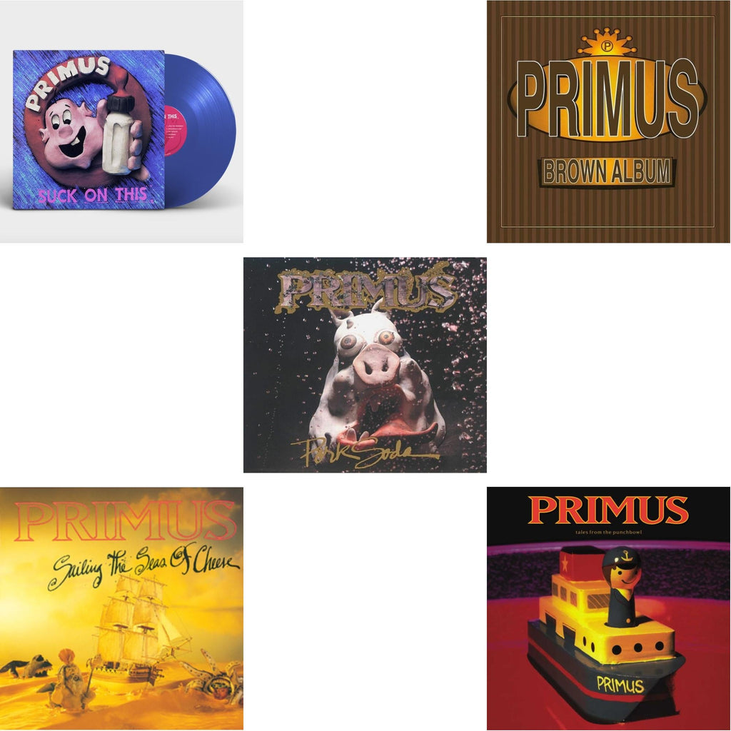 Suck On This (Cobalt Blue LP Vinyl/Remastered/Reissue) & Sailing Seas Of Cheese & Pork Soda (2LP) & Brown Album (2LP) & Tales From The Punchbowl (2LP)
