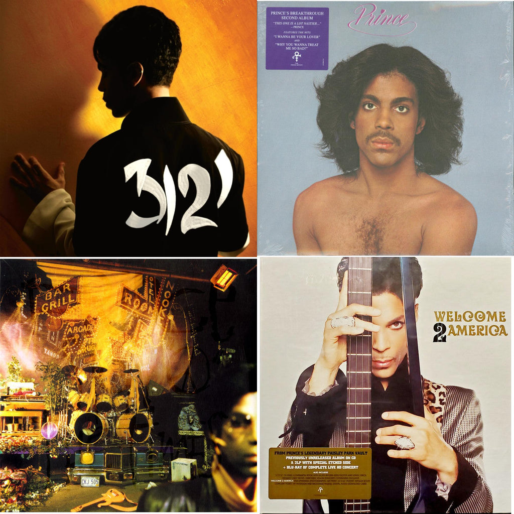 3121 (2 LP) (150G Vinyl/ Purple Vinyl) & Prince (X) & Sign O’ The Times & Welcome 2 America (Deluxe/2LP/CD/Blu-Ray)