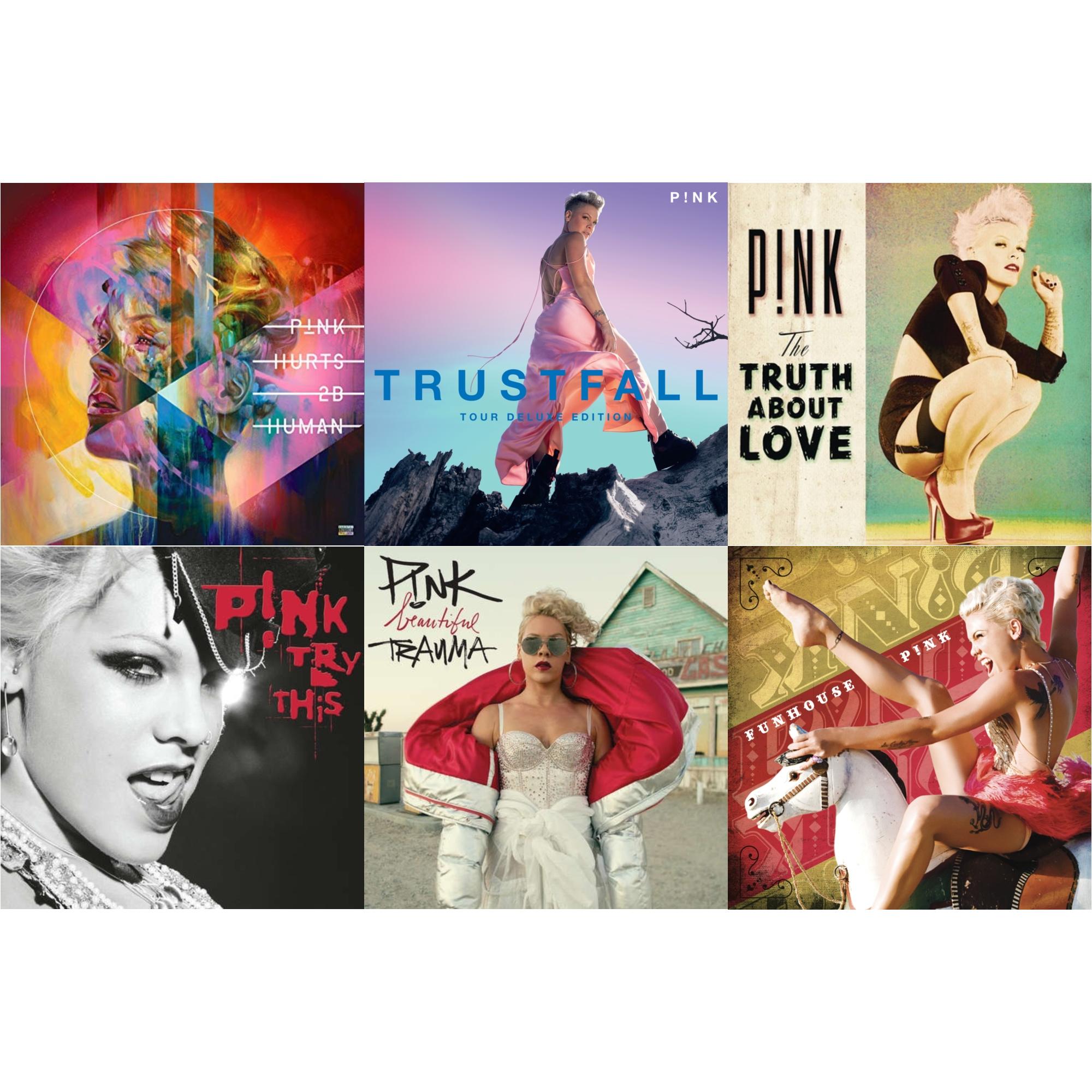 Hurts 2B Human (150G/2LP/Dl Code) & Trustfall - Tour Deluxe Edition (2LP) & Truth About Love & Try This (2LP/Red Vinyl/150G/Dl Card) & Beautiful Trauma (X) (2LP/150G/Dl Card) & Funhouse (Yellow LP Vinyl)(Dl Code)