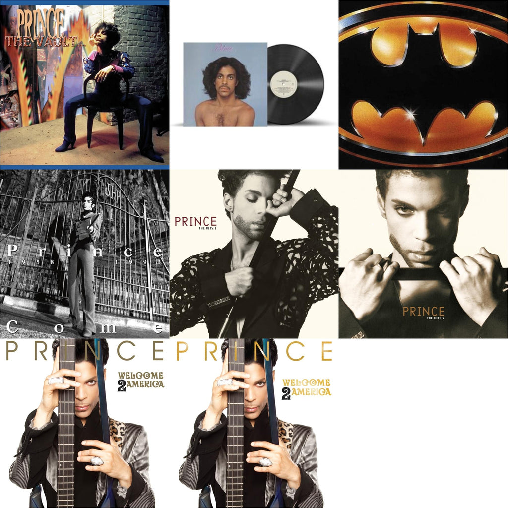 Welcome 2 America (2LP) & Prince (X) & Welcome 2 America (Deluxe/2LP/CD/Blu-Ray) & Come & Vault - Old Friends 4 Sale & Hits 1 (X) (2LP) & Hits 2 (X) (2LP) & Batman Ost