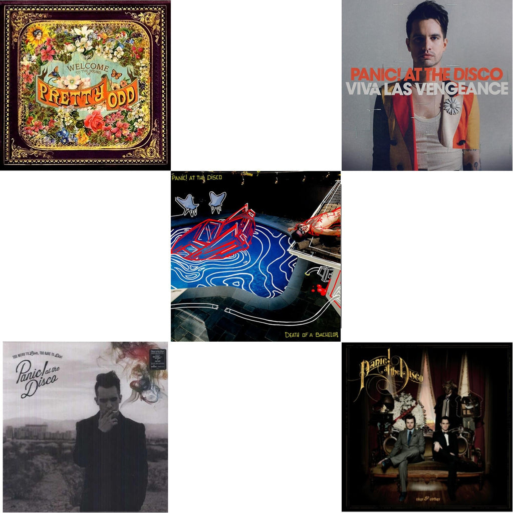 Viva Las Vengeance & Death Of A Bachelor (Fbr 25Th Anniversary/Silver LP Vinyl) & Vices & Virtues & Too Weird To Live Too Rare To Die & Pretty Odd