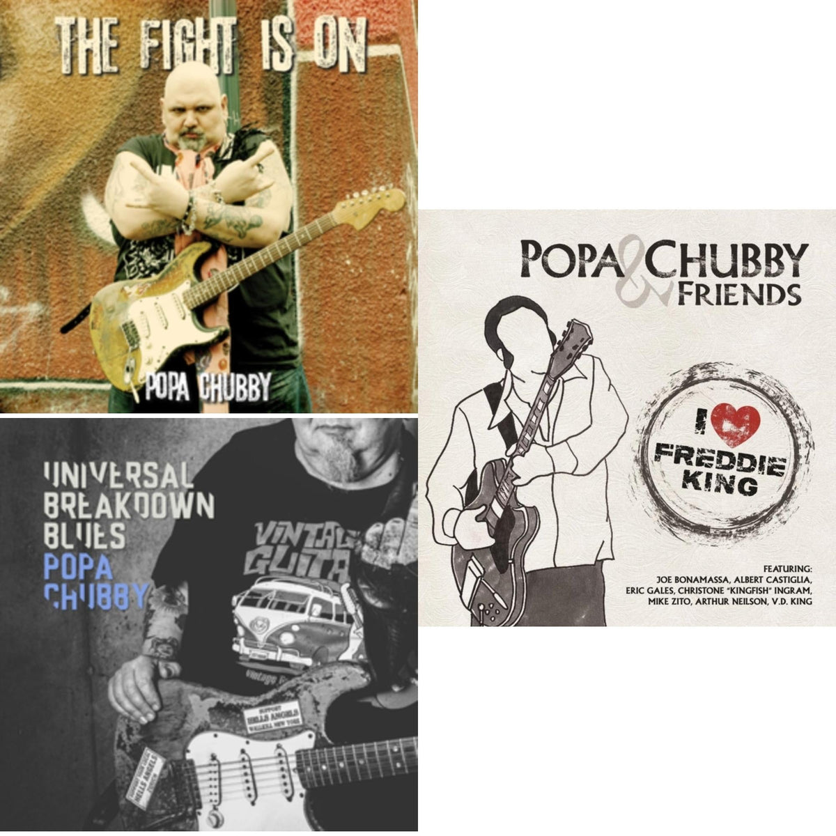 Fight Is On & Universal Breakdown Blues & I Love Freddie King