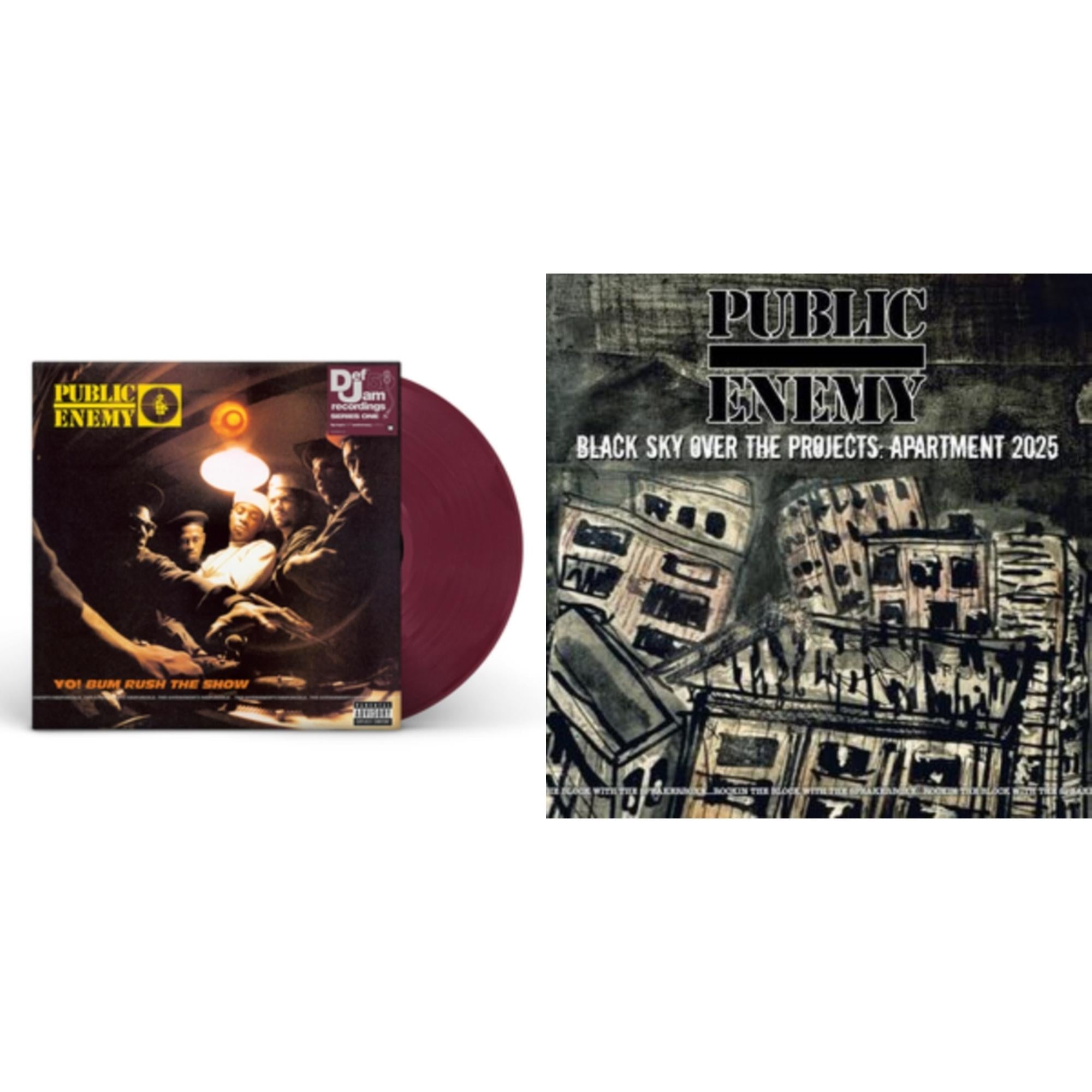 Yo! Bum Rush The Show (X) (Fruit Punch LP Vinyl) (I) & Black Sky Over The Projects: Apartment 2025