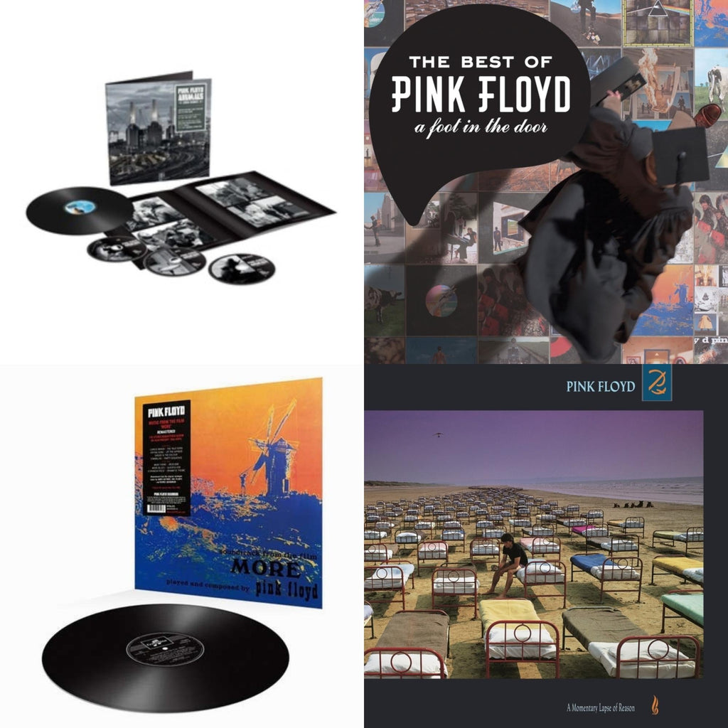 Animals (2018 Remix) (LP/CD/DVD/Blu-Ray/180G) & More (180G) & Momentary Lapse Of Reason (180G/Gatefold) (2016 Version) & Best Of Pink Floyd: A Foot In Door (2LP/180G Vinyl)