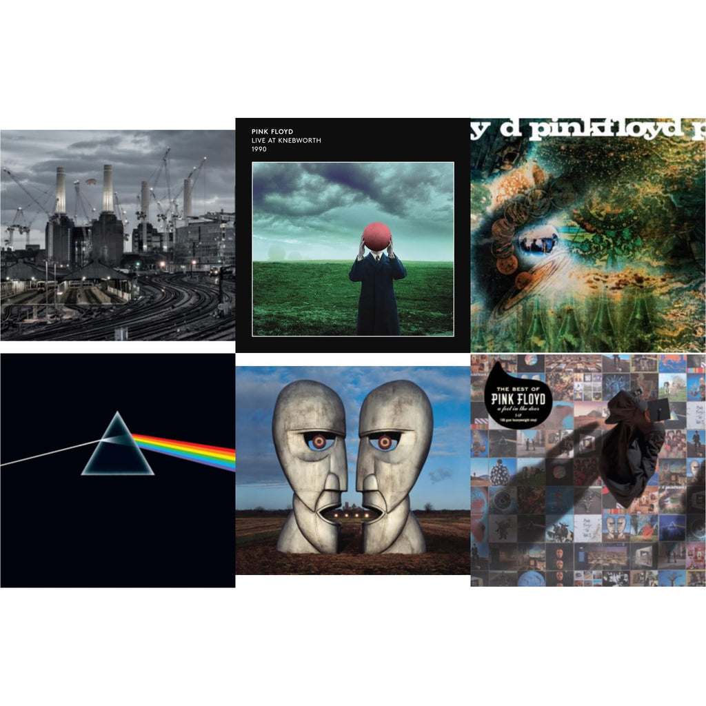 Pink Floyd - Animals (2018 Remix) (180G) & Live At Knebworth 1990 (2LP/180G/45 RPM) & Saucerful Of Secrets (Mono/180G) & Dark Side Of The Moon (50Th Anniversary Remaster) & Division Bell (180G/2016 Version/Gatefold) & Best Of Pink Floyd: A Foot In