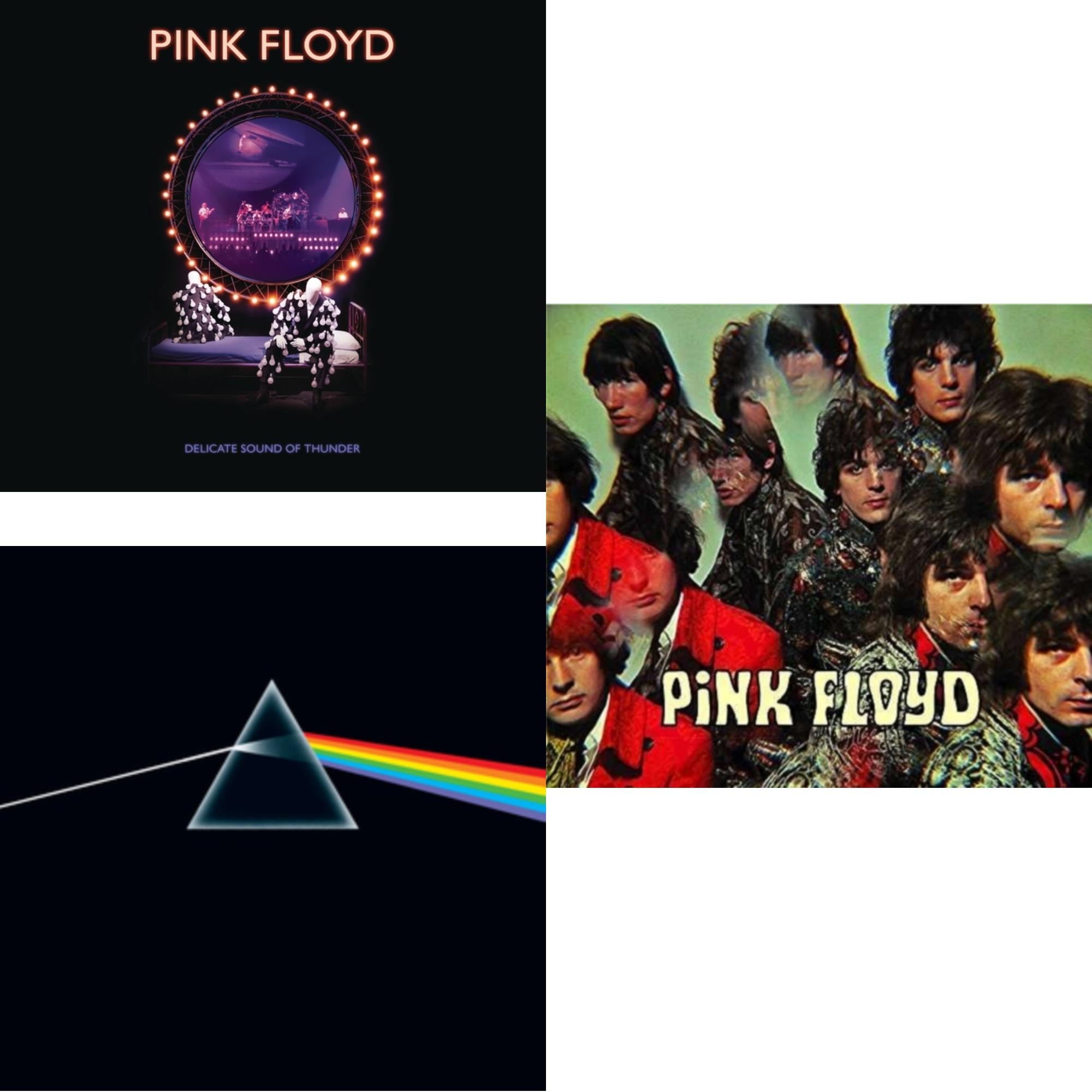Delicate Sound Of Thunder (2CD) & Dark Side Of The Moon (50Th Anniversary Remaster) & Piper At The Gates Of Dawn