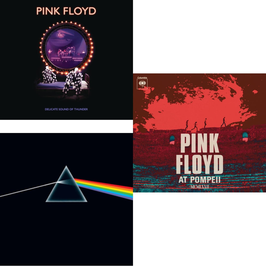 Delicate Sound Of Thunder (2CD) & Dark Side Of The Moon (50Th Anniversary Remaster) & Pink Floyd At Pompeii - Mcmlxxii (2CD)
