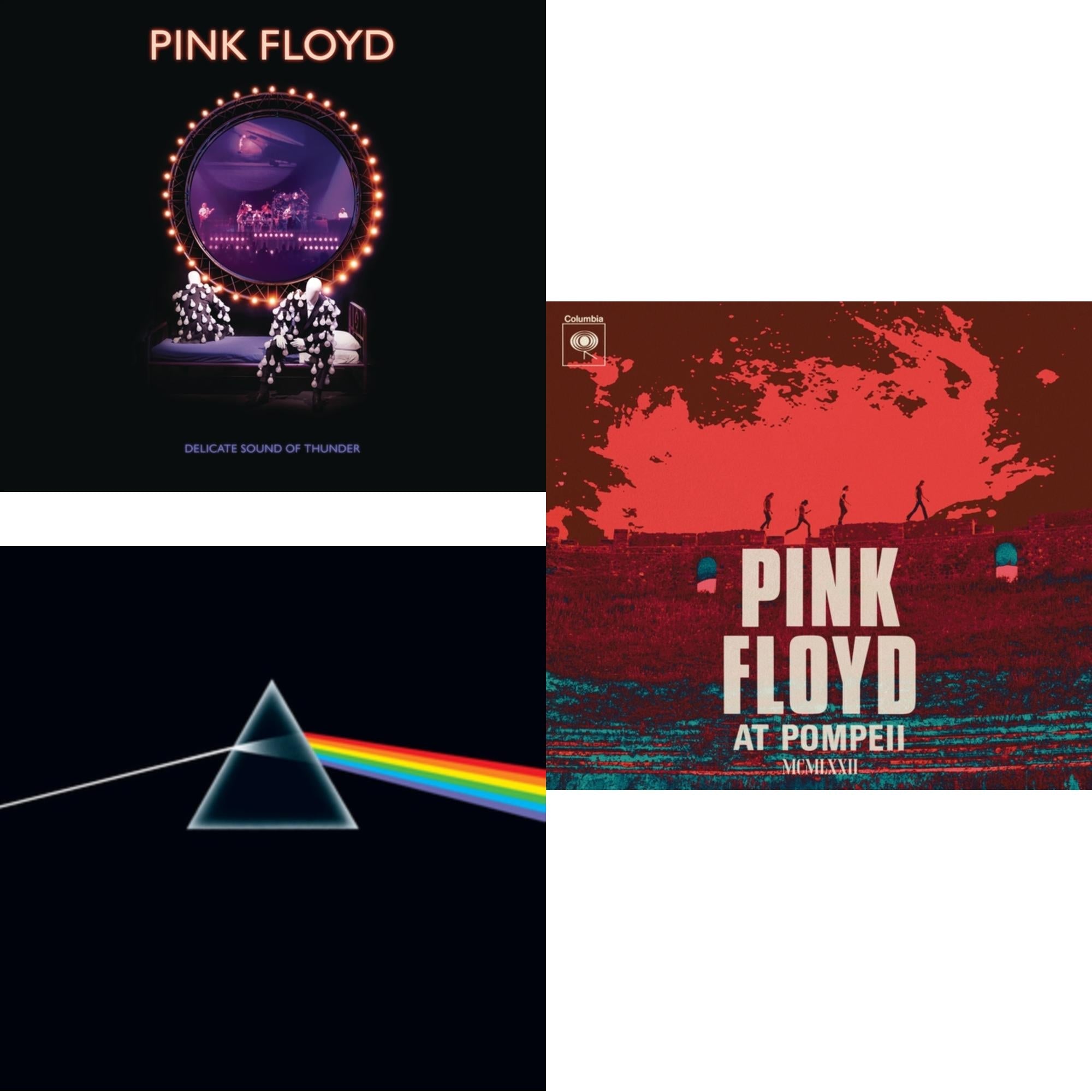 Delicate Sound Of Thunder (2CD) & Dark Side Of The Moon (50Th Anniversary Remaster) & Pink Floyd At Pompeii - Mcmlxxii (2CD)