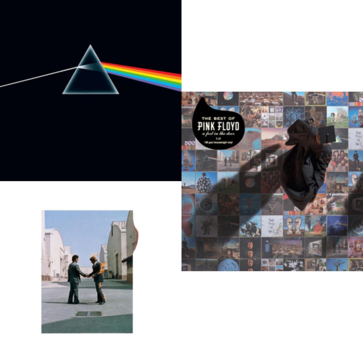 Dark Side Of The Moon (50Th Anniversary Remaster) & Wish You Were Here (180G) & Best Of Pink Floyd: A Foot In Door (2LP/180G Vinyl)