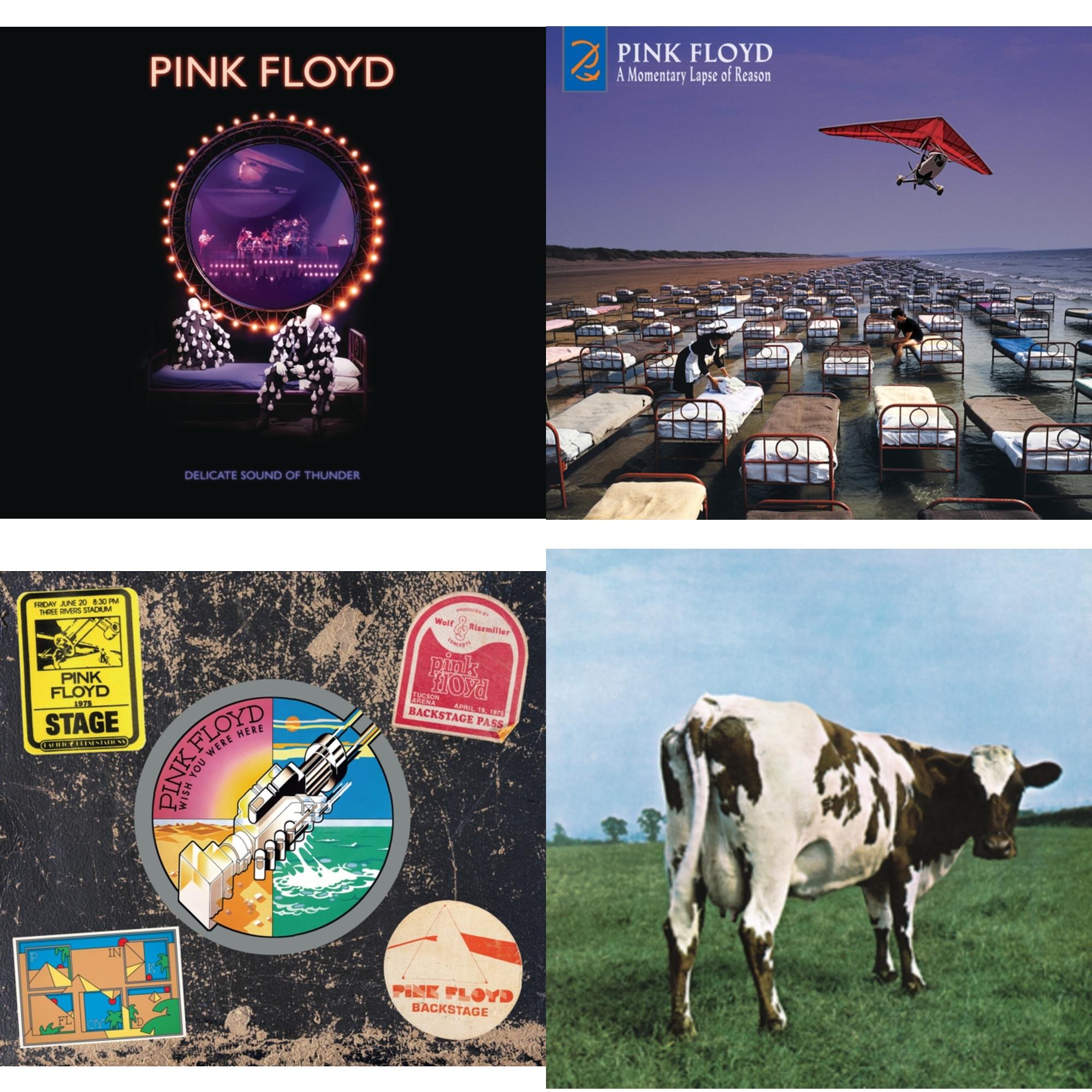Delicate Sound Of Thunder (2CD) & Momentary Lapse Of Reason (Remixed & Updated) & Wish You Were Here (50Th Anniversary/2CD) & Atom Heart Mother
