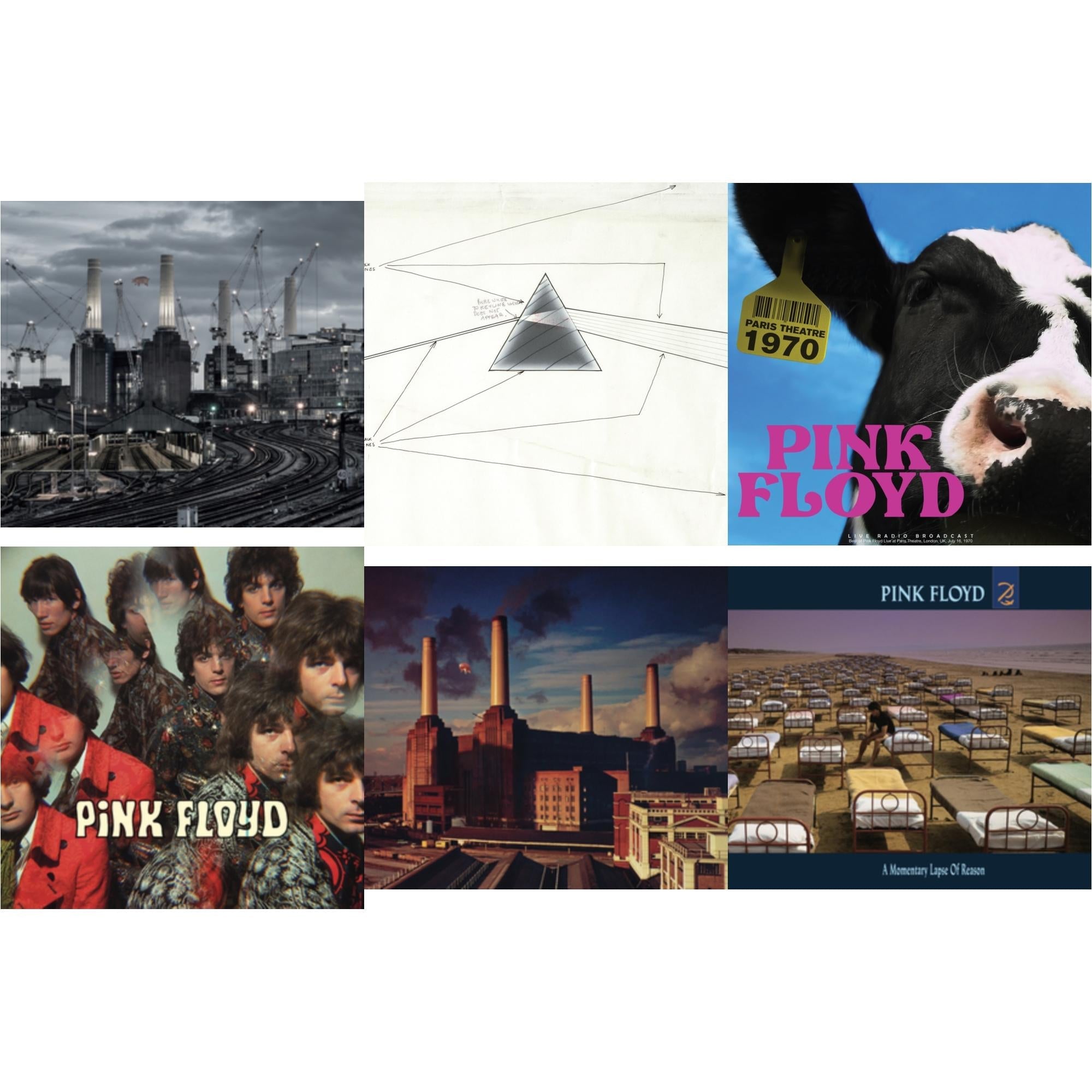 Animals (2018 Remix) (180G) & Dark Side Of The Moon Live At Wembley Empire Pool 1974 & Paris Theatre 1970 & Piper At The Gates Of Dawn (180G/2016 Version) & Animals (180G) (2016 Version) & Momentary Lapse Of Reason (180G/Gatefold) (2016 Version)