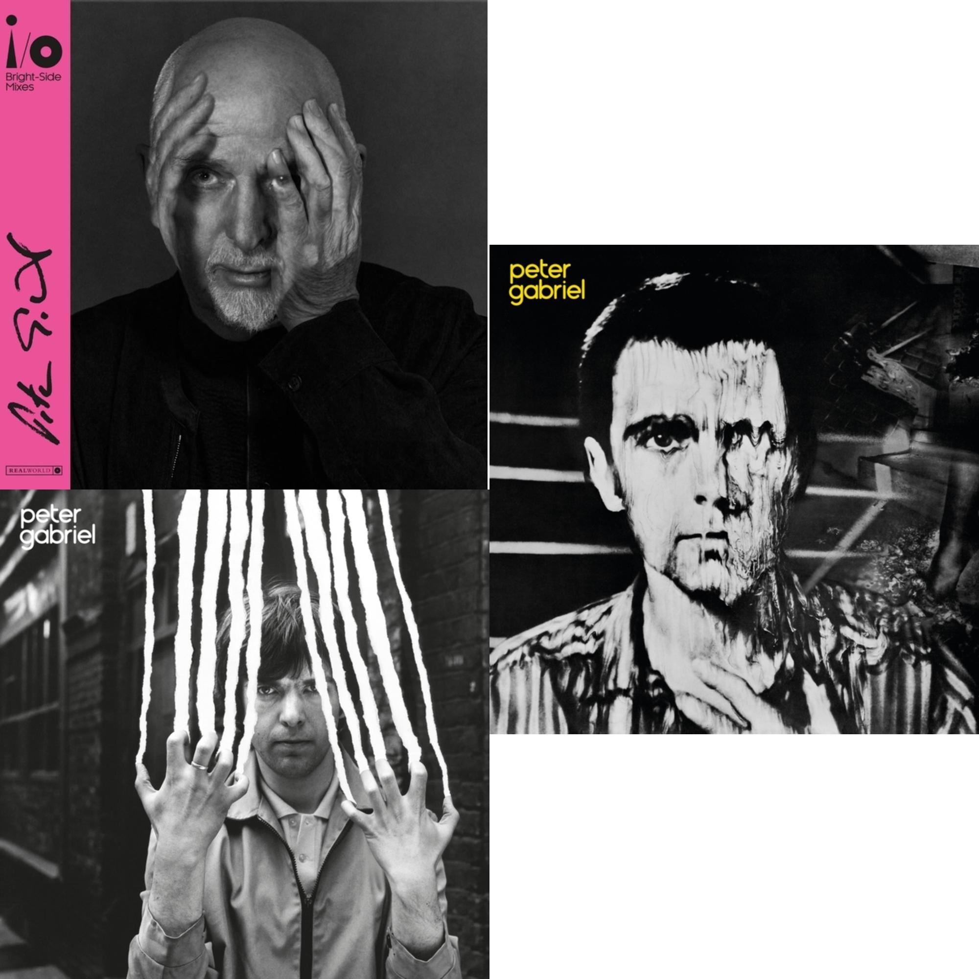 I/O (Bright-Side Mix/2LP) & Peter Gabriel 2: Scratch & Peter Gabriel 3: Melt (Yellow LP Vinyl/180G)