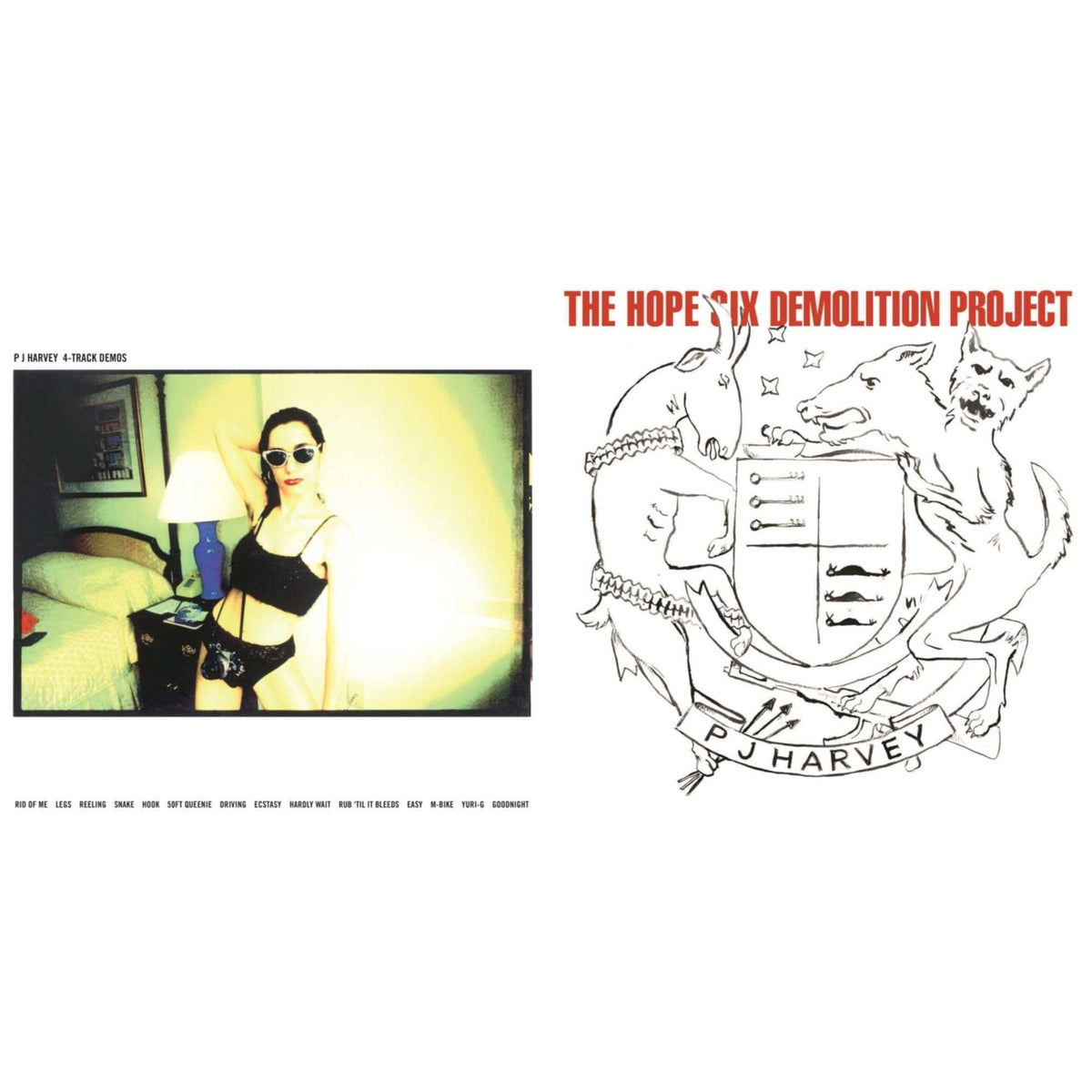 Pj Harvey - Hope Six Demolition Project & 4-Track Demos - LP Vinyl Bundle