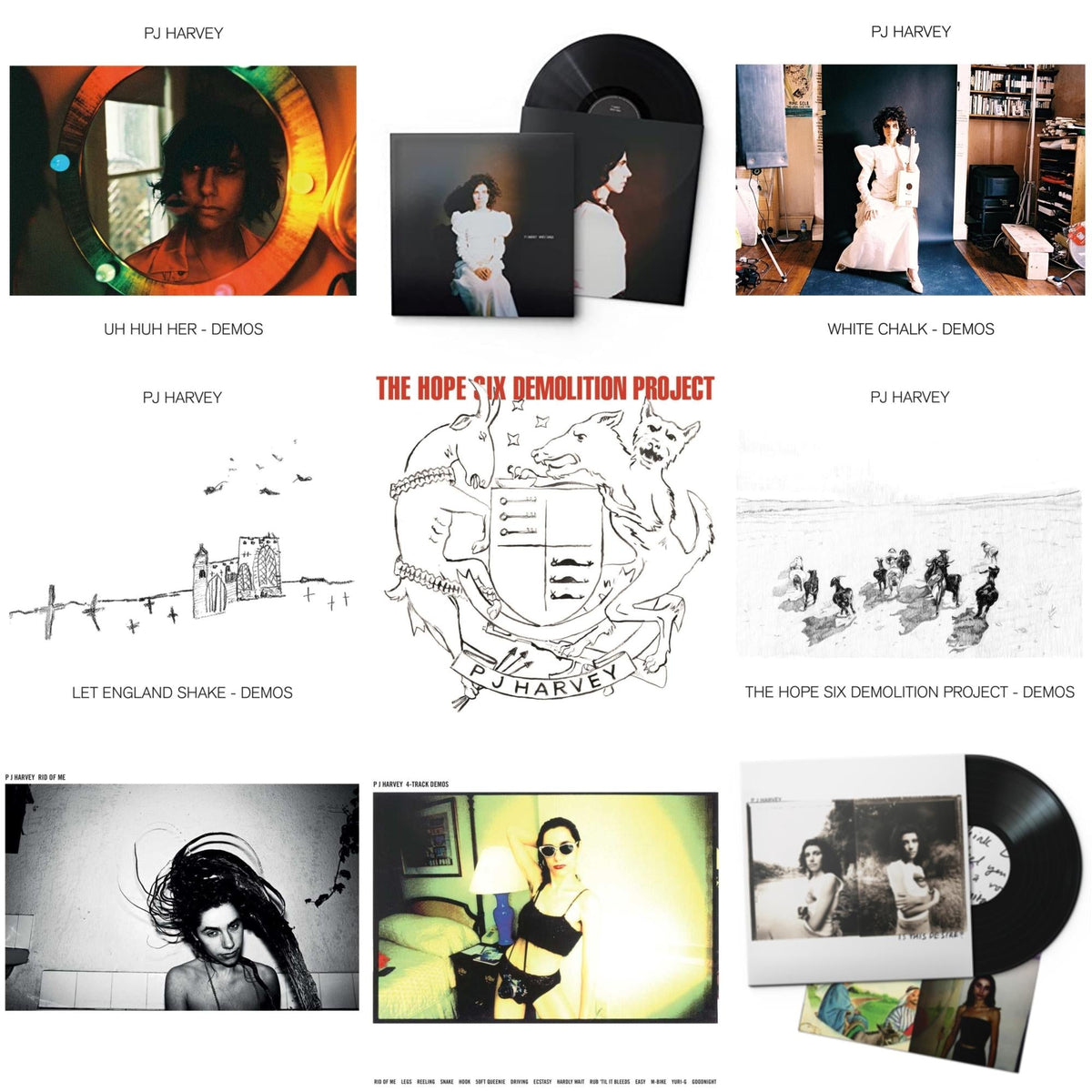 Uh Huh Her (Demos) & White Chalk & White Chalk (Demos) & Let England Shake - Demos & Hope Six Demolition Project & Hope Six Demolition Project - Demos & Rid Of Me & 4-Track Demos & Is This Desire? (2020 Reissue)