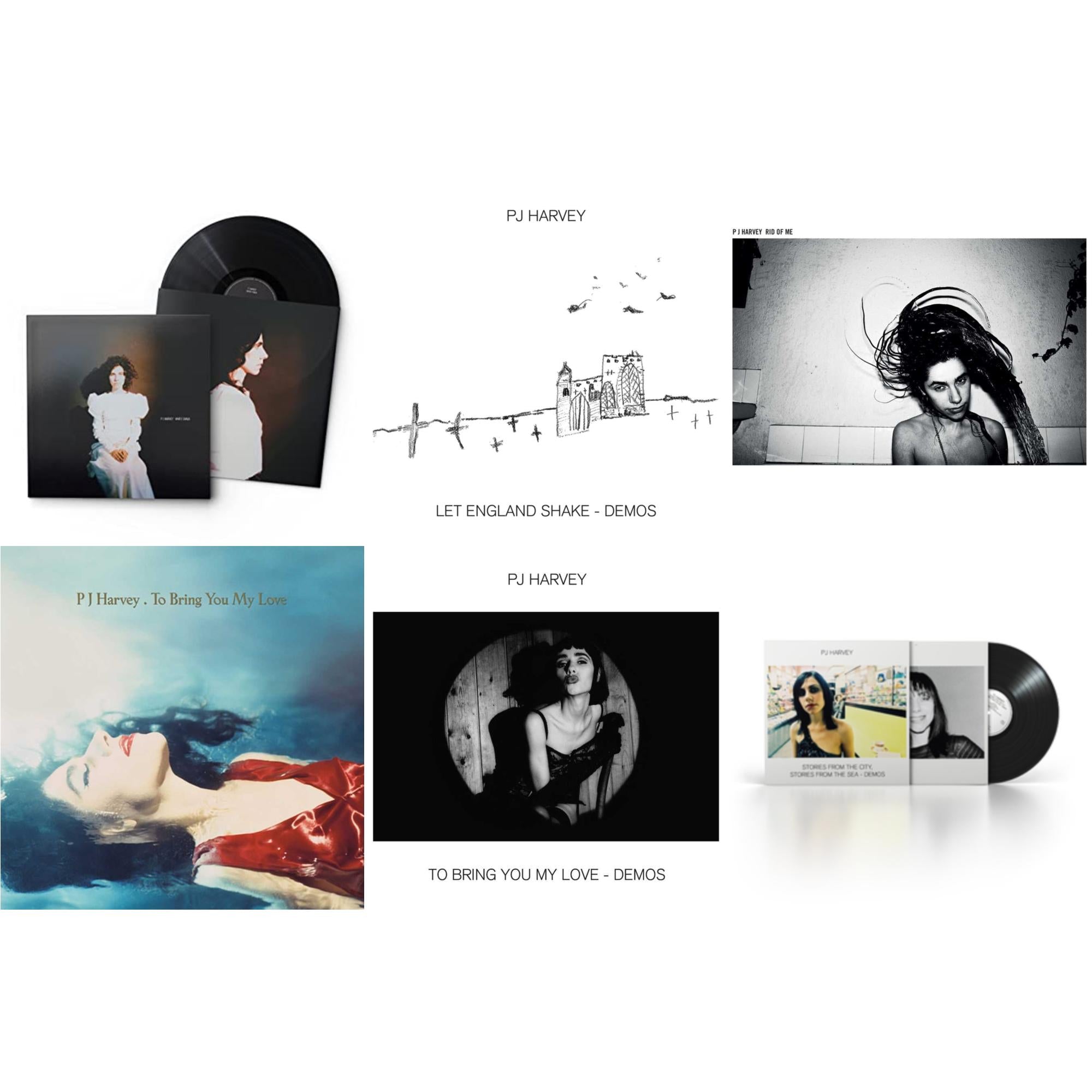 White Chalk & Let England Shake - Demos & Rid Of Me & To Bring You My Love & To Bring You My Love - Demos & Stories From The City, Stories From The Sea - Demos