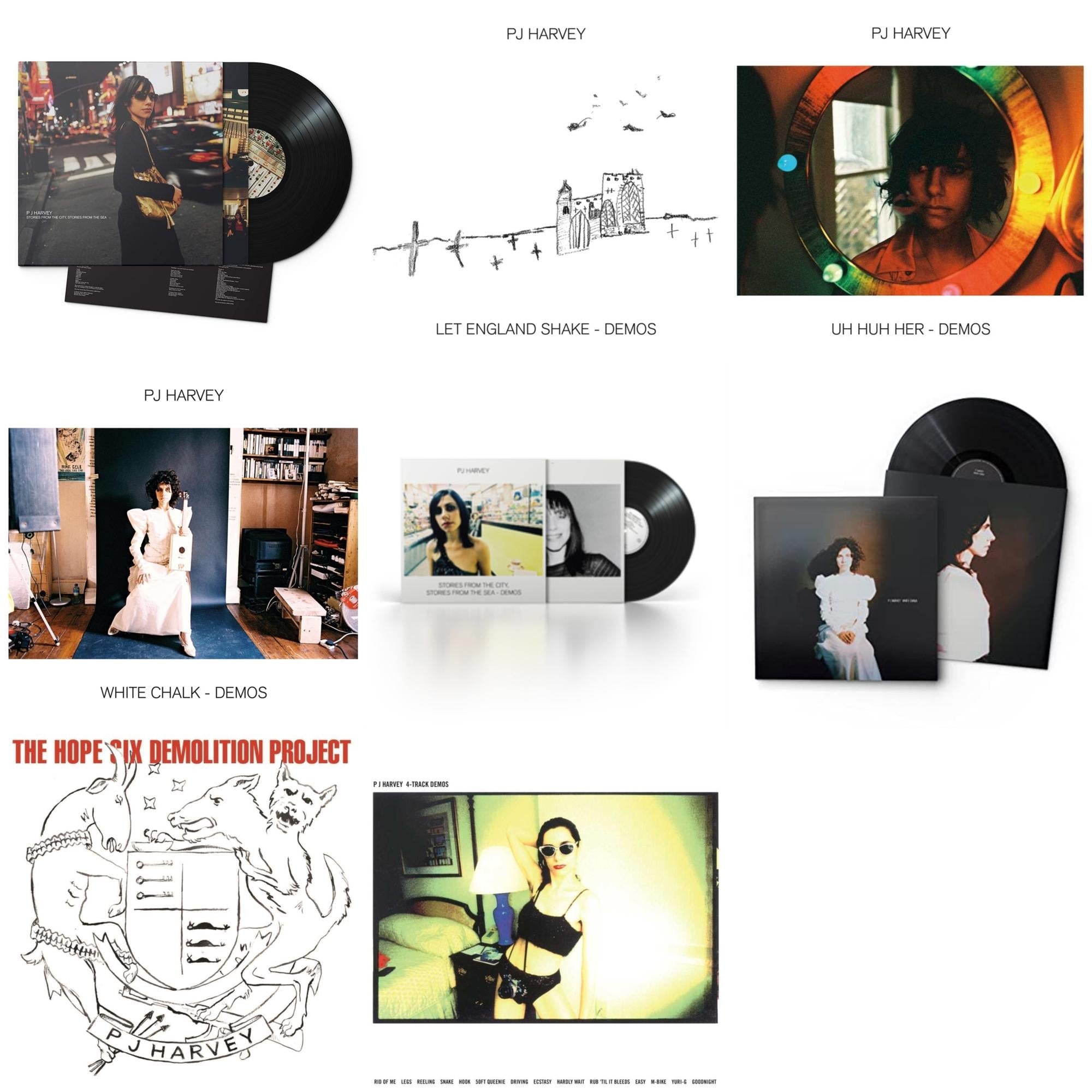 This is a 8 LP Vinyl SKU bundle.
1.This LP Vinyl is brand new.Format: LP VinylMusic Style: Alternative RockThis item's title is: Stories From The City, Stories From The SeaArtist: Pj HarveyLabel: ISLANDBarcode: 602508985416Release Date: 2/26/2021
2.This LP Vinyl is brand new.