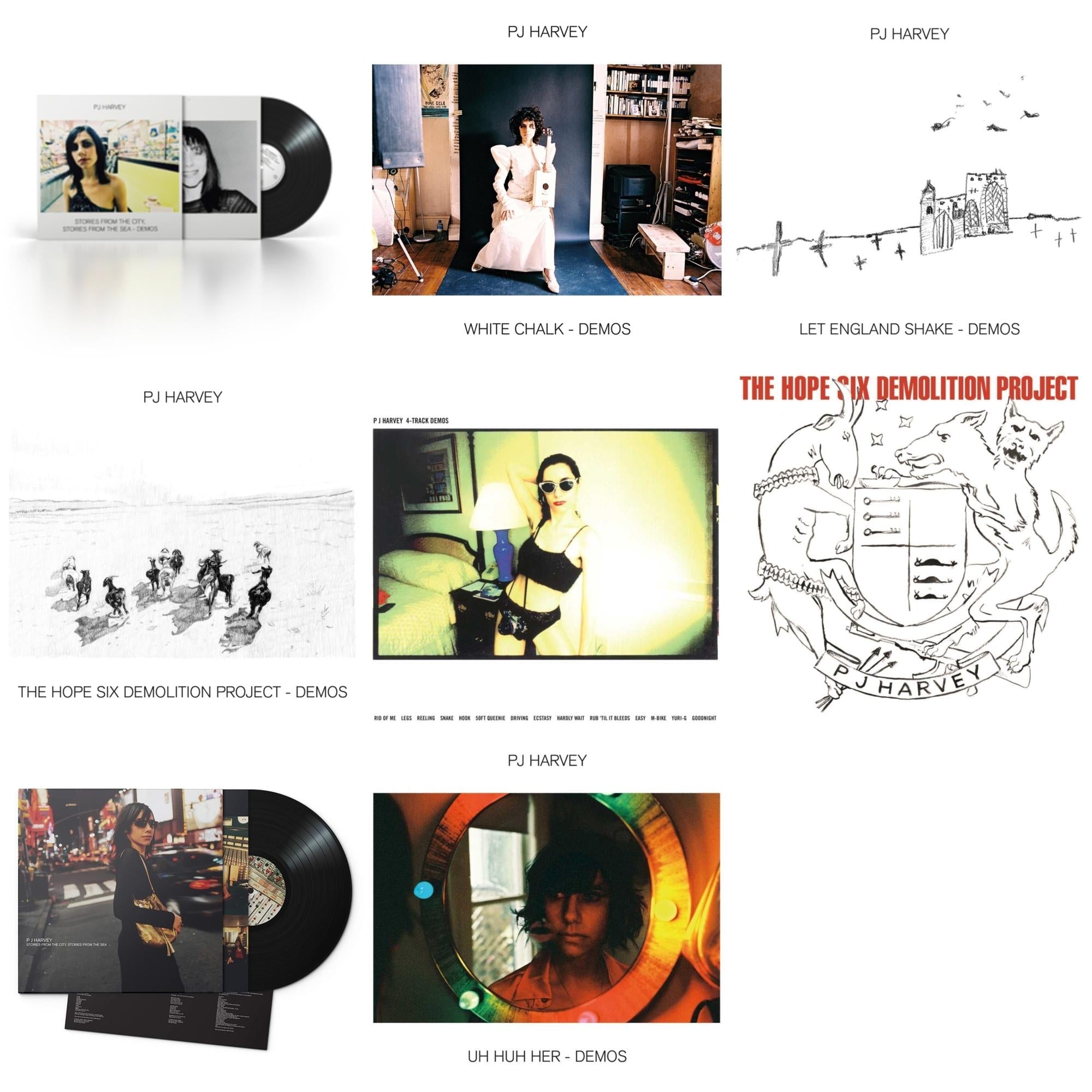 This is a 8 LP Vinyl SKU bundle.
1.This LP Vinyl is brand new.Format: LP VinylMusic Style: Alternative RockThis item's title is: Stories From The City, Stories From The Sea - DemosArtist: Pj HarveyLabel: ISLANDBarcode: 602508985430Release Date: 2/26/2021
2.This LP Vinyl is brand new.