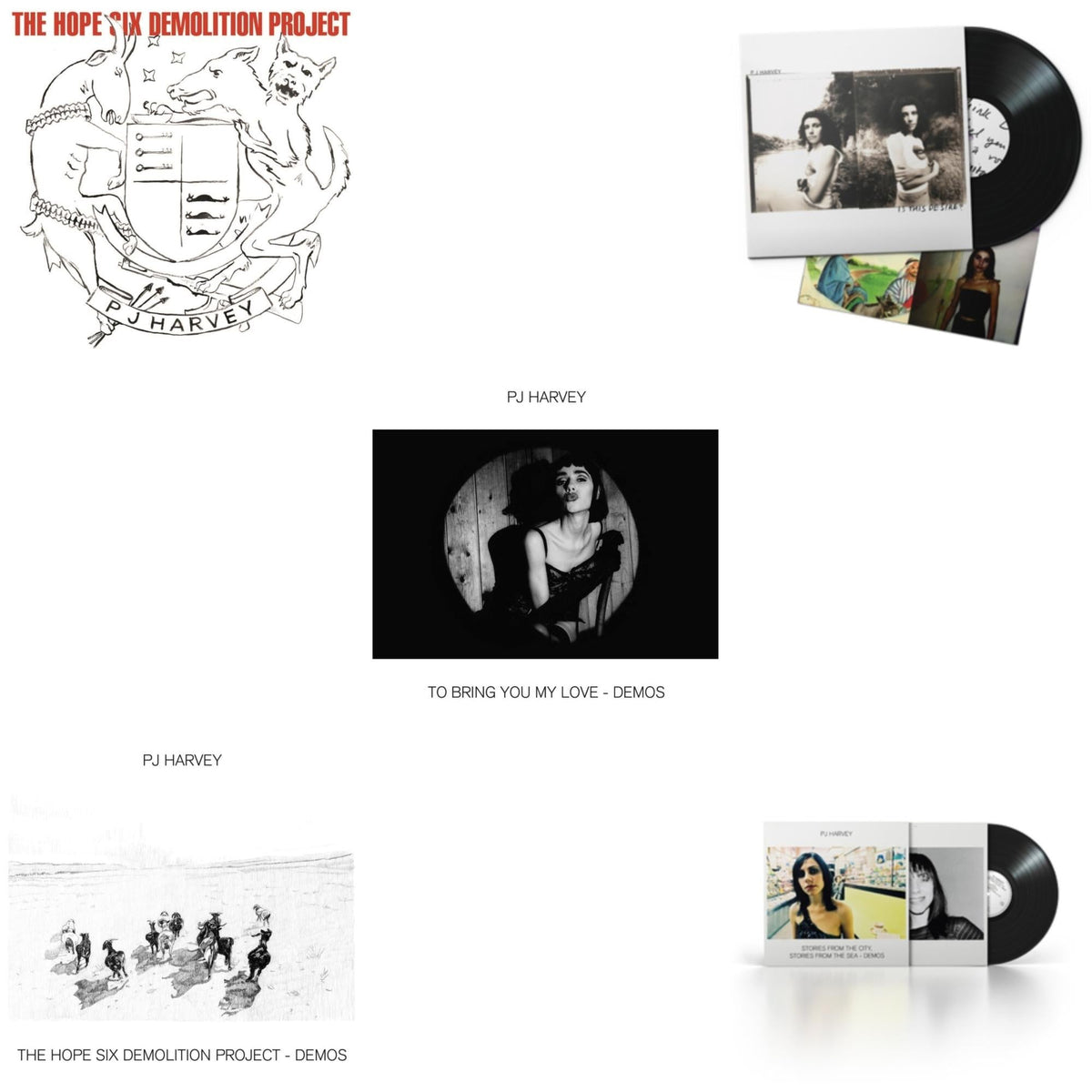 Hope Six Demolition Project & Hope Six Demolition Project - Demos & To Bring You My Love - Demos & Is This Desire? (2020 Reissue) & Stories From The City, Stories From The Sea - Demos