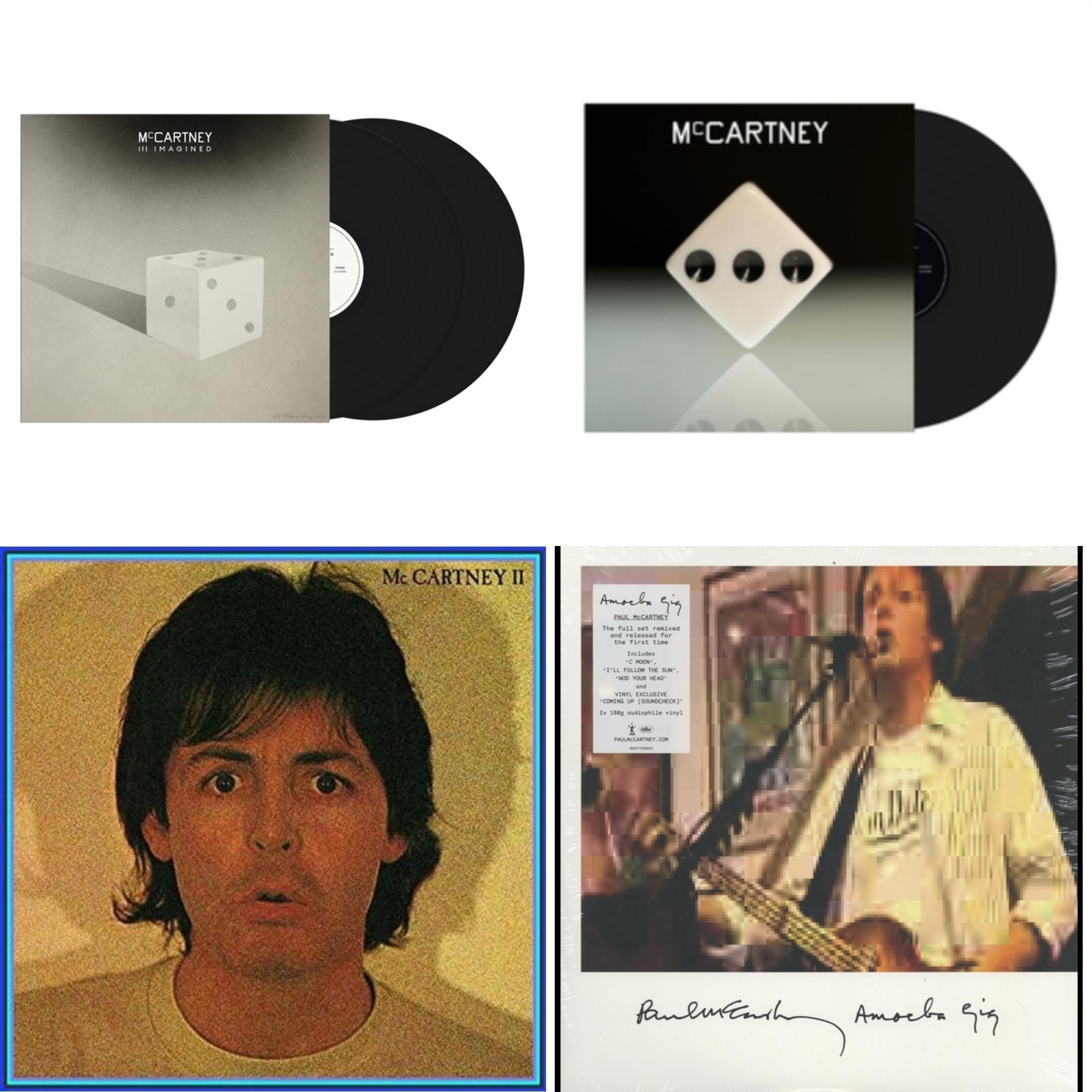 Mccartney Iii Imagined (2LP) & Mccartney Iii (180G/Gatefold/Printed Inner Sleeve) & Mccartney Ii & Amoeba Gig (2LP)