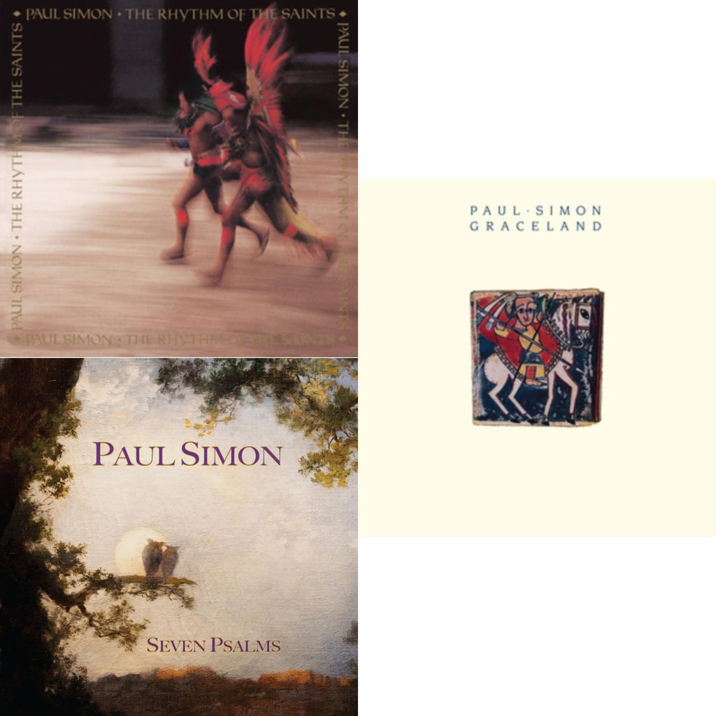 Rhythm Of The Saints (140G/Dl Code) & Seven Psalms (140G) & Graceland (25Th Anniversary Edition)