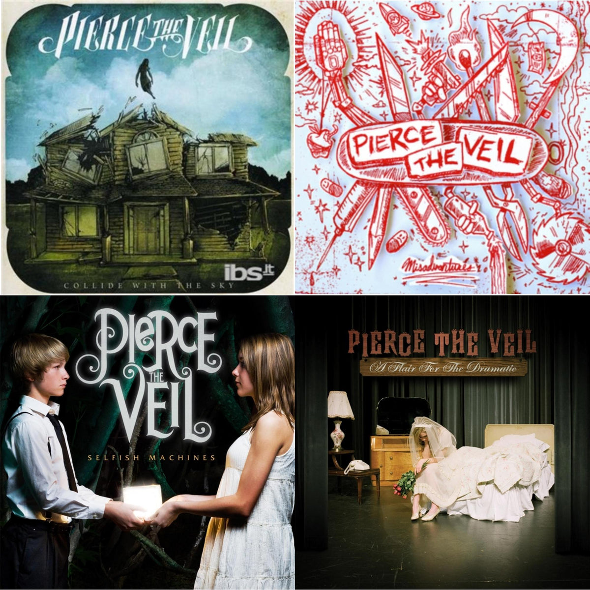 Collide With The Sky & Misadventures & Selfish Machines & Flair For The Dramatic