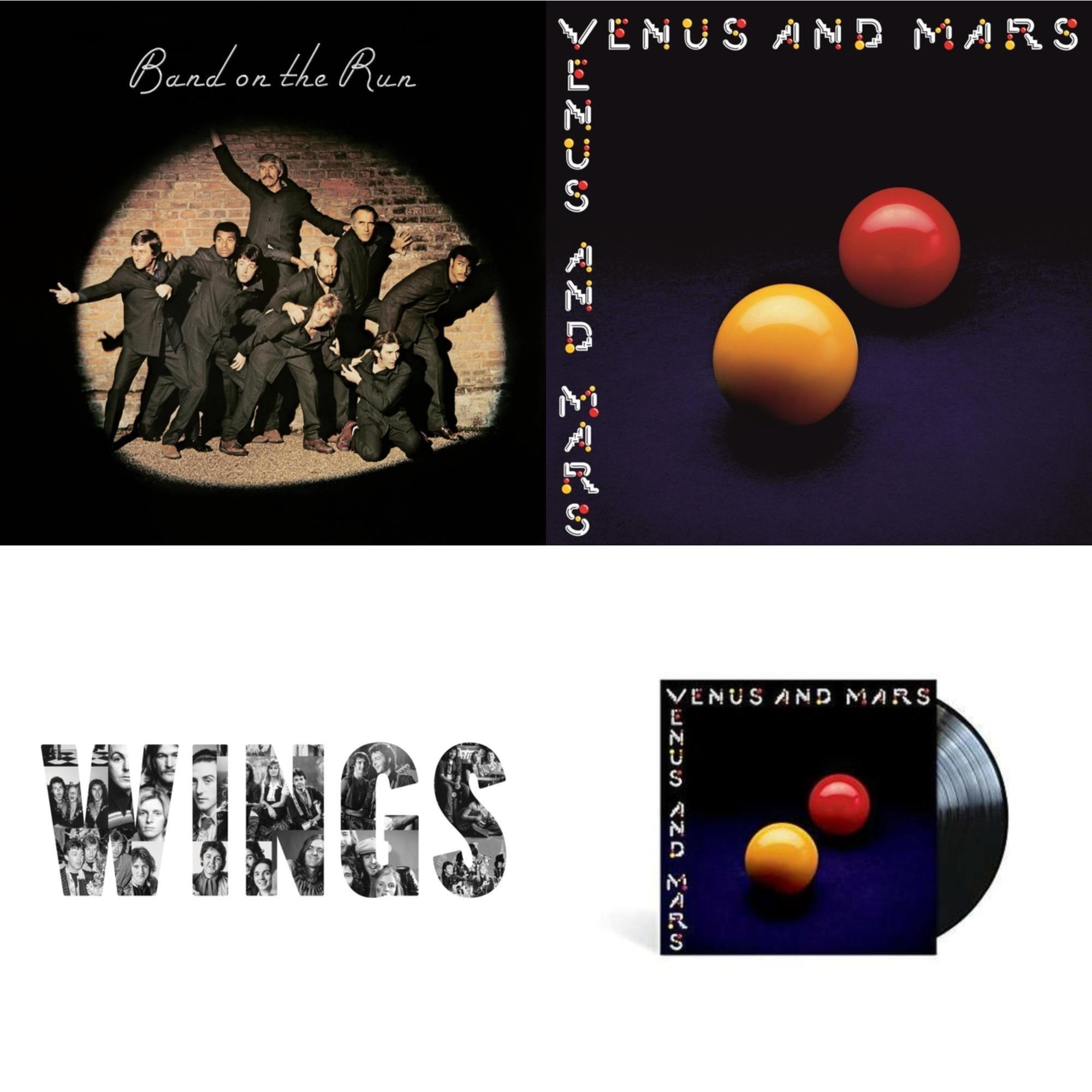 Band On The Run (Half-Speed) & Venus & Mars (50Th Anniversary) (180G/Half-Speed) & Wings (180G) & Venus & Mars