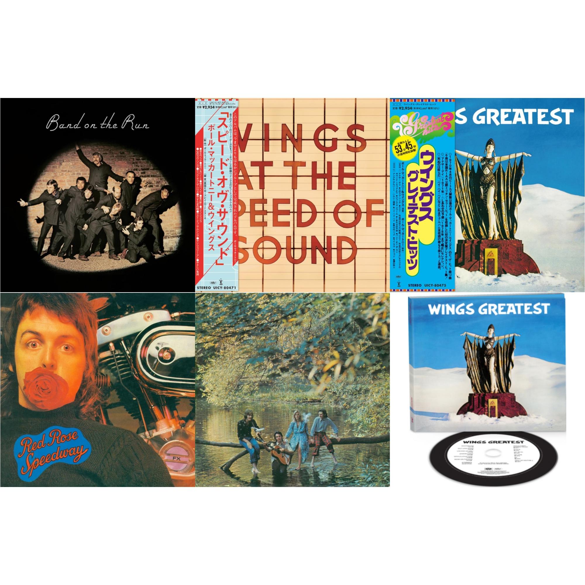 Band On The Run (Shm-CD) (Limited) & Wings At The Speed Of Sound (Shm-CD) & Wings Greatest (Shm-CD) & Red Rose Speedway (Shm-CD) (Limited) & Wild Life (Shm-CD) (Limited) & Greatest