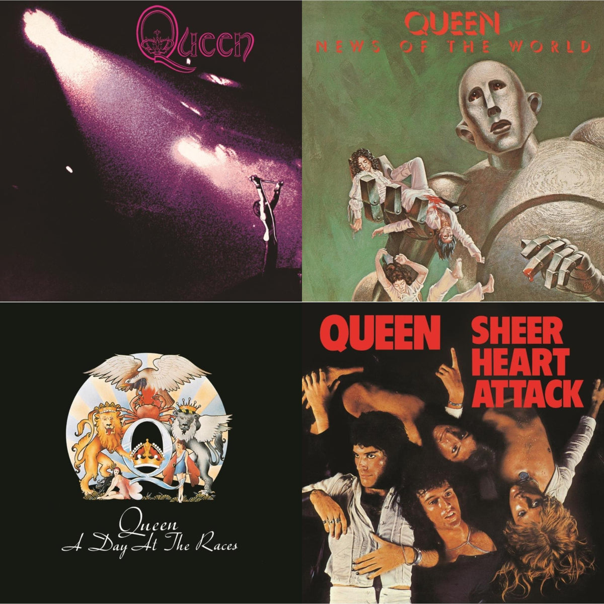 Queen & News Of The World & Day At The Races & Sheer Heart Attack (Half-Speed LP Vinyl)