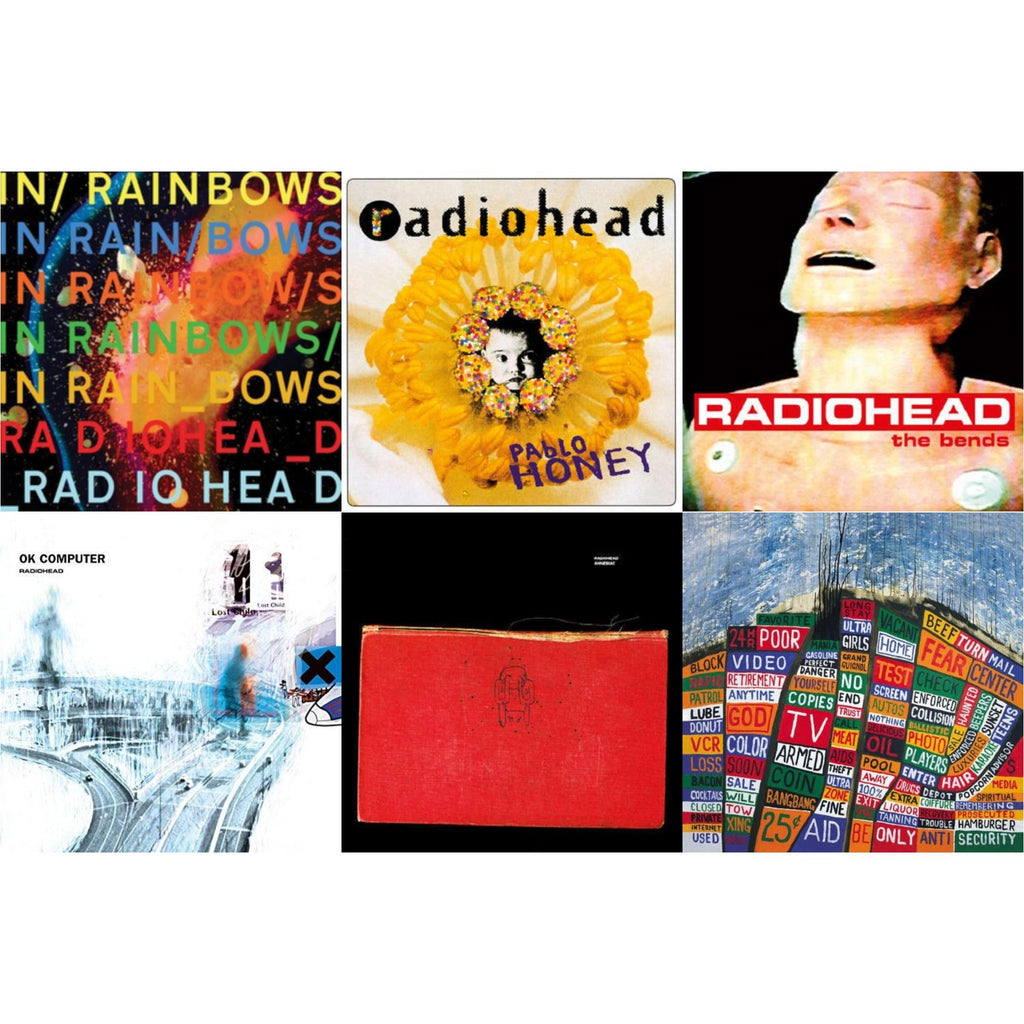 In Rainbows (180G) & Pablo Honey (180G) & Bends (180G) & Ok Computer (2LP/180G) & Amnesiac (2LP/180G) & Hail To The Thief (2LP/45 RPM/180G)