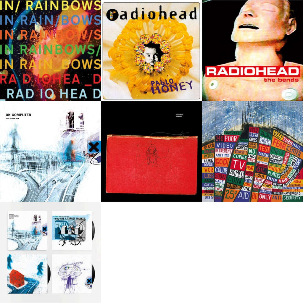 In Rainbows (180G) & Pablo Honey (180G) & Bends (180G) & Ok Computer (2LP/180G) & Amnesiac (2LP/180G) & Hail To The Thief (2LP/45 RPM/180G) & Ok Computer Oknotok (3LP/180G)
