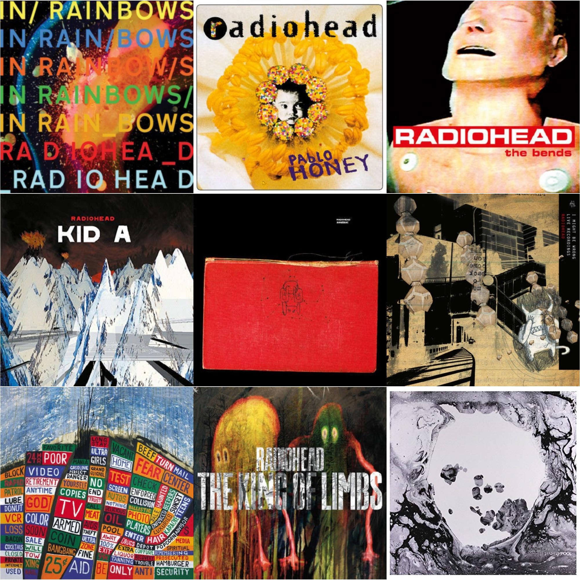 This is a 9 LP Vinyl SKU bundle.
1.This LP Vinyl is brand new.Format: LP VinylMusic Style: BreakbeatThis item's title is: In Rainbows (180G)Artist: RadioheadLabel: XL RECORDINGSBarcode: 634904032418Release Date: 6/17/2016
2.This LP Vinyl is brand new.